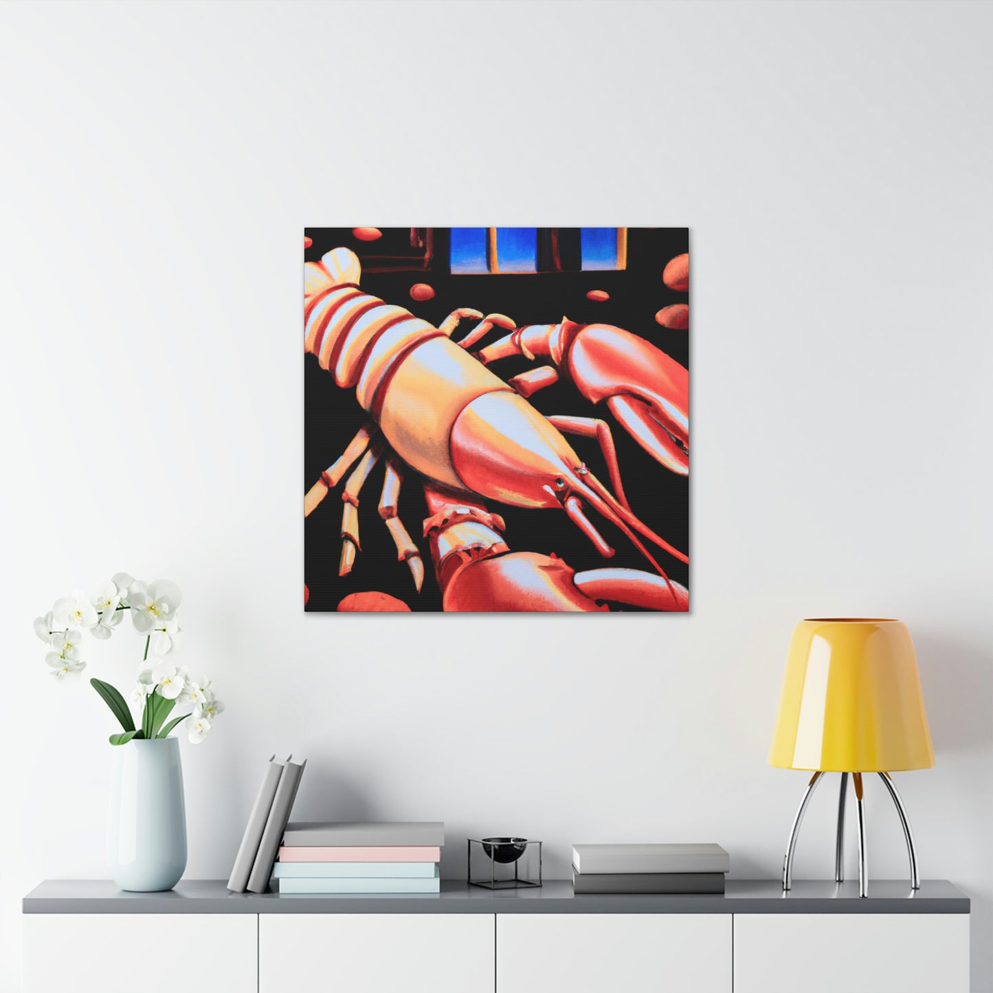 Lobster Lips Sparkle - Canvas