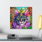 "Cat in Art Deco" - Canvas