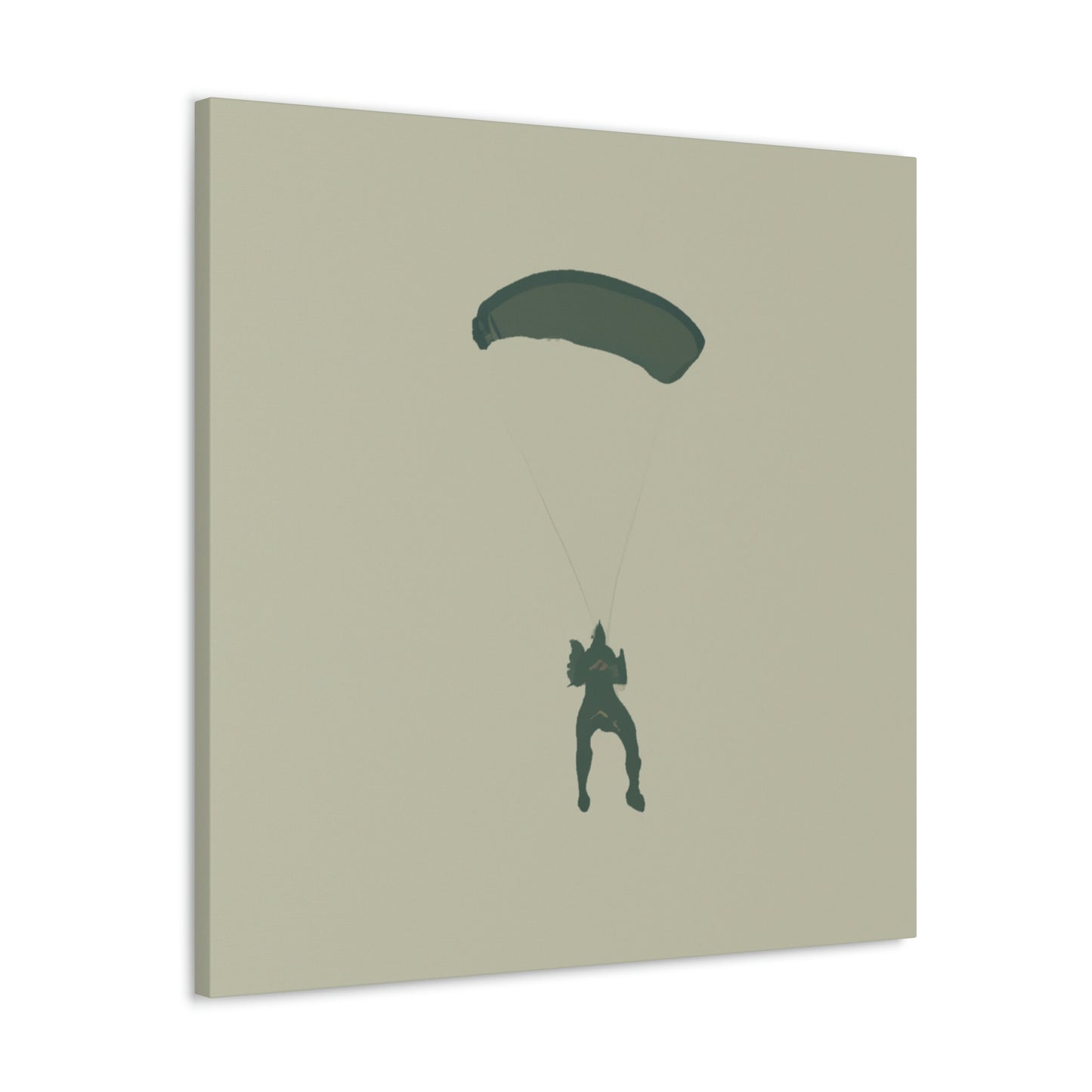 "Paratrooper in Flight" - Canvas