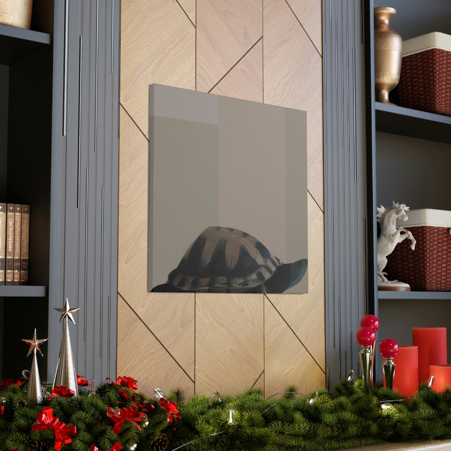 "Box Turtle Reflection" - Canvas