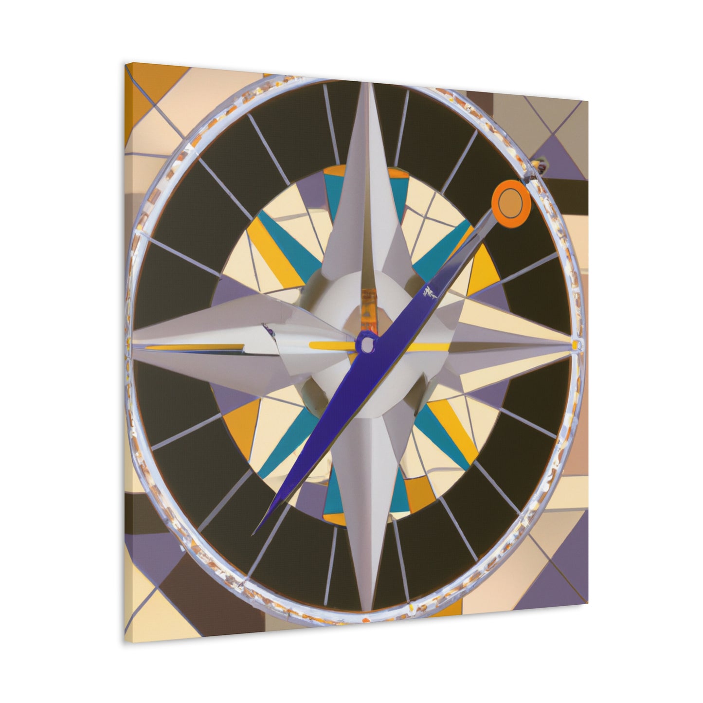 "Compass of Cosmos Glide" - Canvas