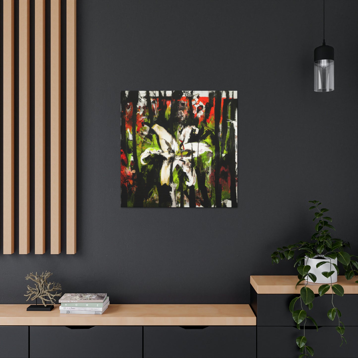 Lily in Expressionism - Canvas