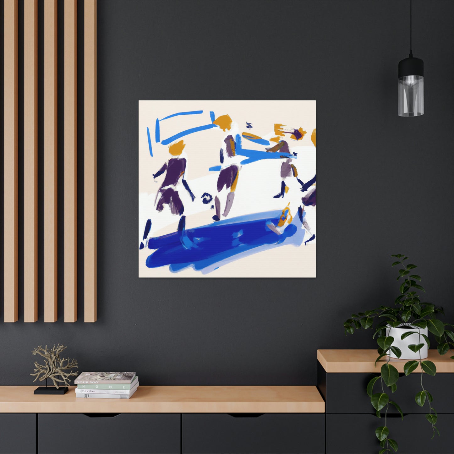 Soccer in Simplicity - Canvas