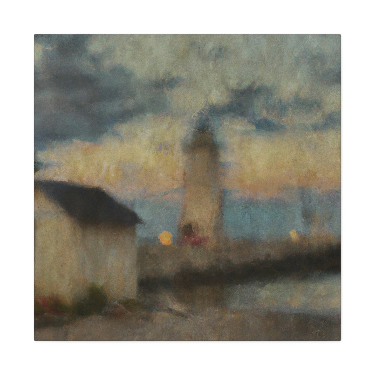 "Lighthouse on the Coast" - Canvas