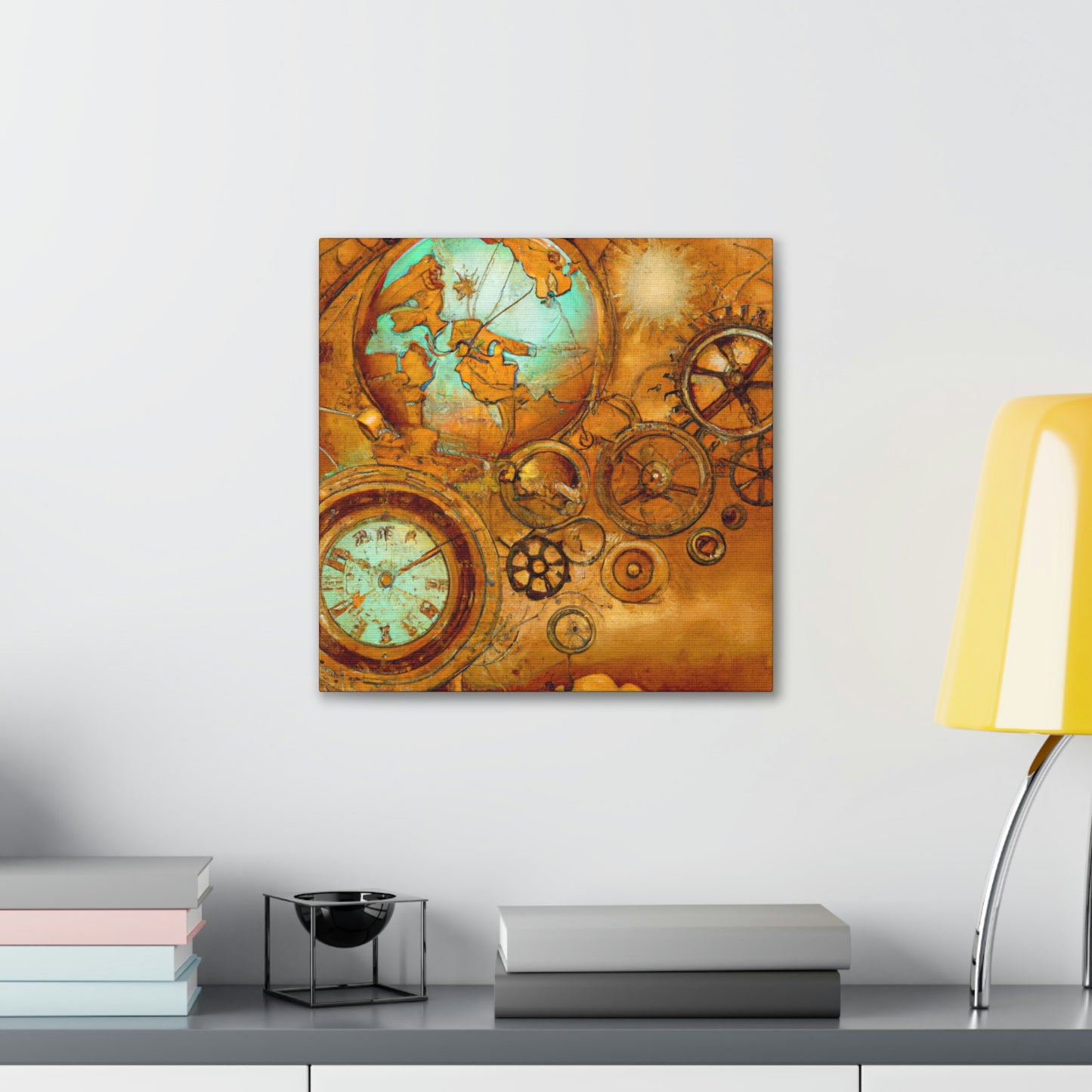 Steampunk Celestial Mapping - Canvas