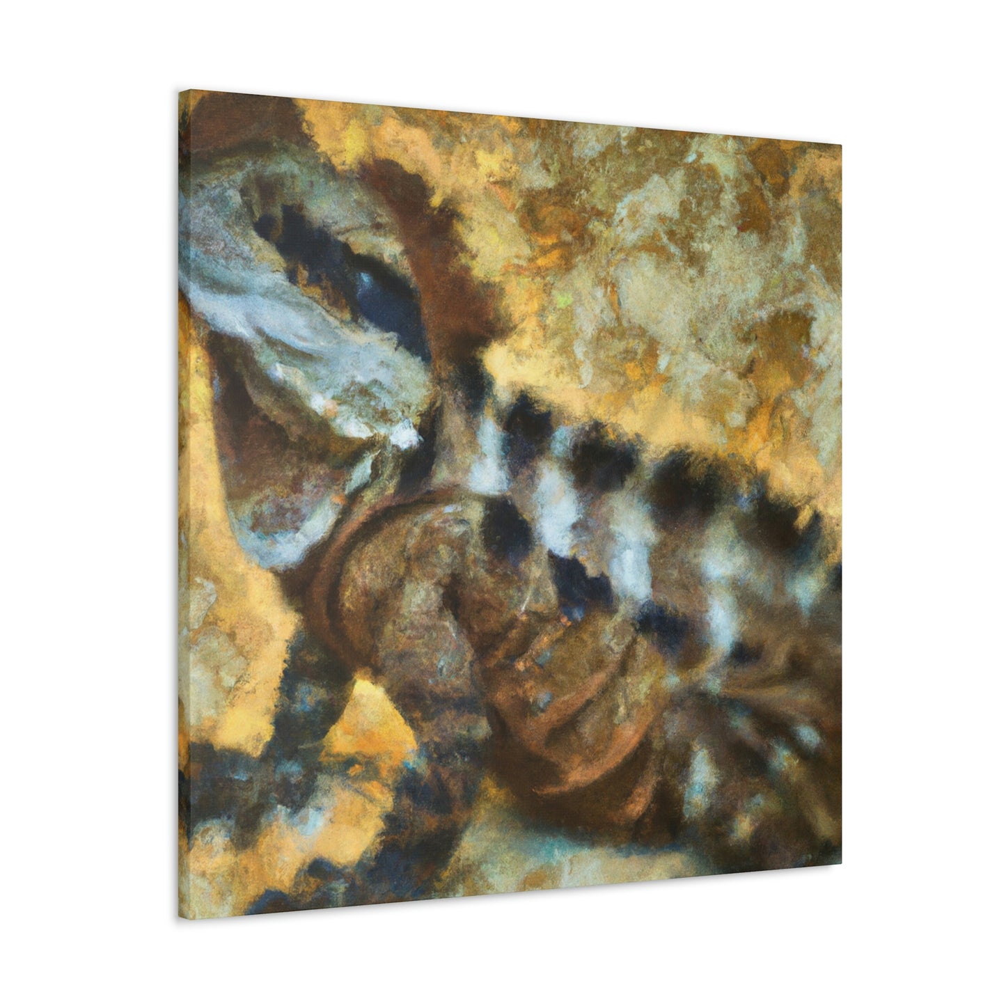 "Fanciful Frilled Lizard" - Canvas