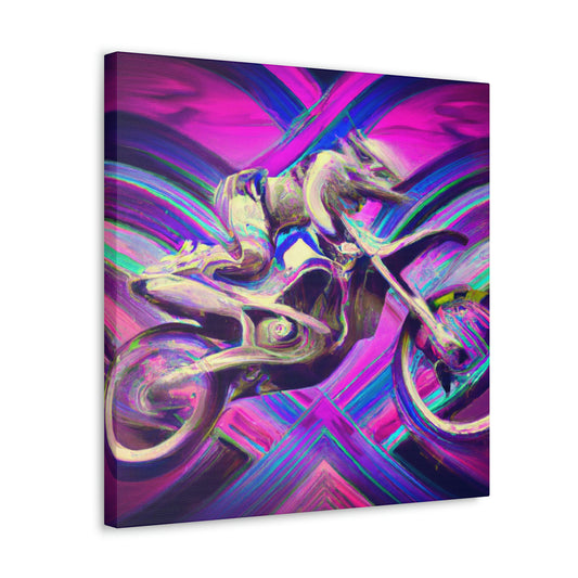 Motocross in Motion - Canvas