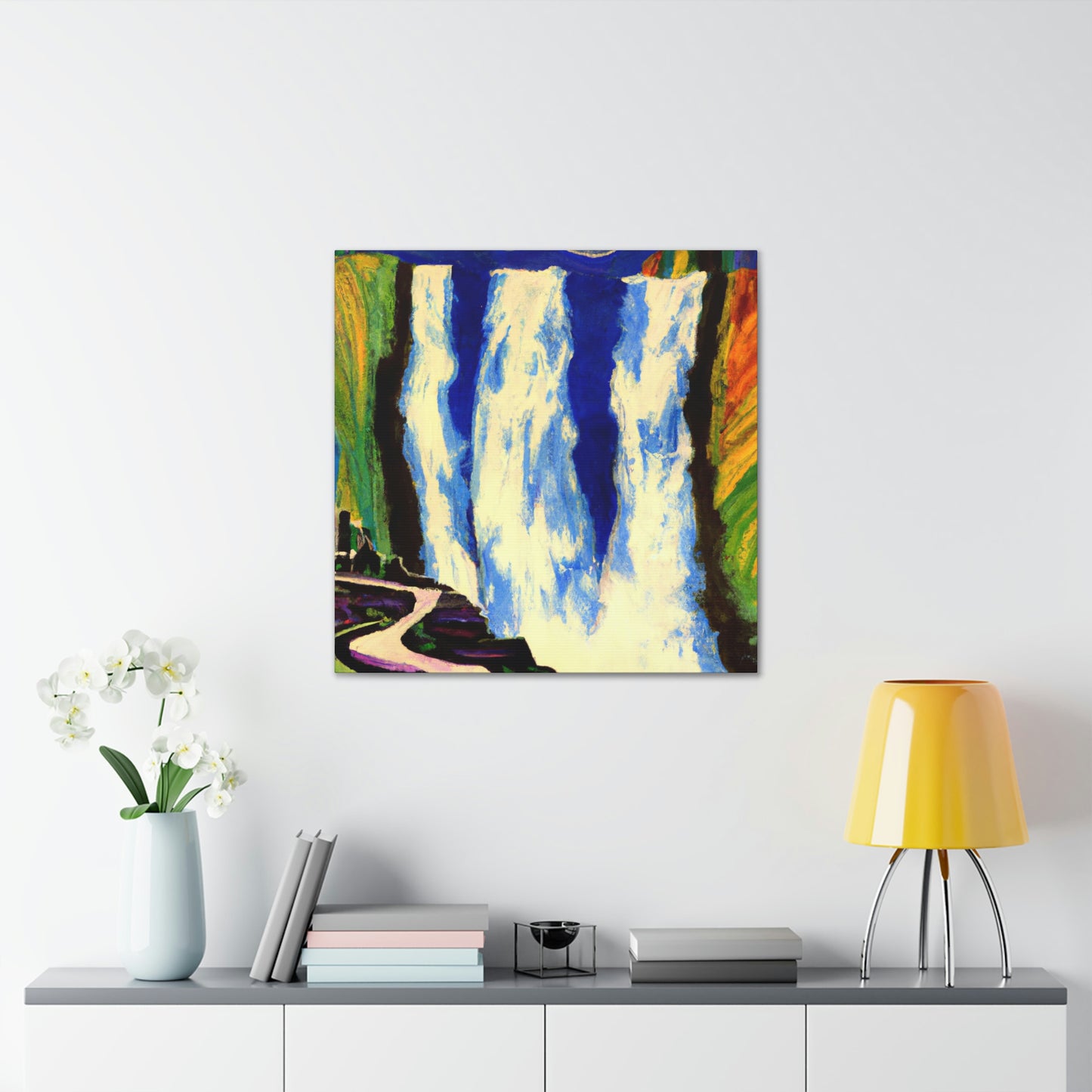 Thundering Water Plunge - Canvas