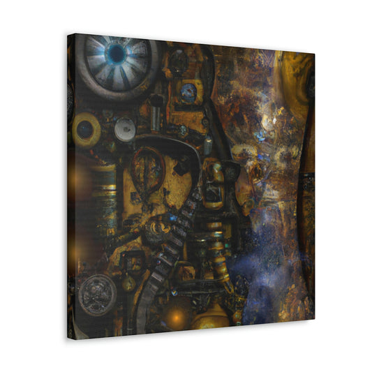 Vintage Steampunk Tapestry - Canvas