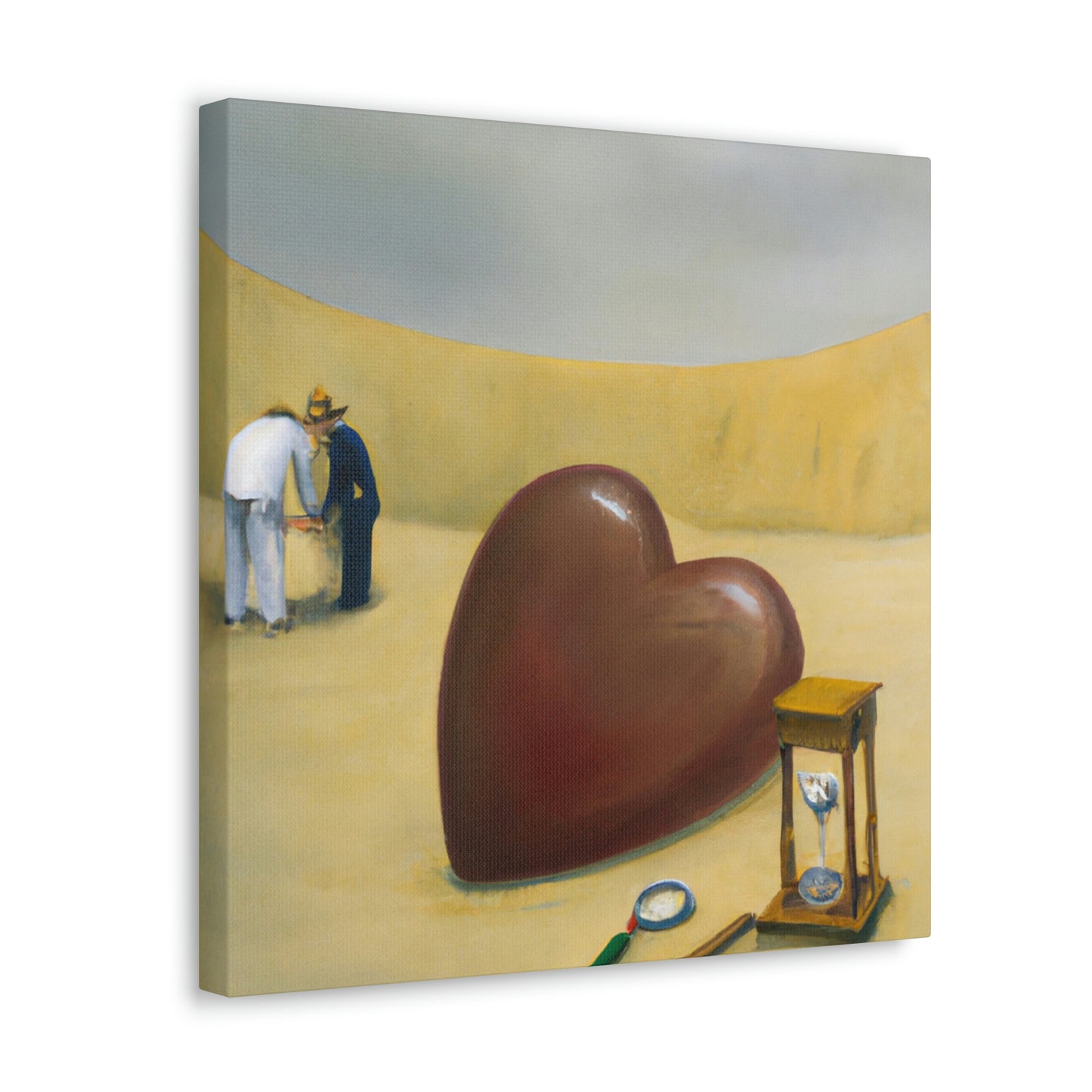 "Heart in the Sandscape" - Canvas