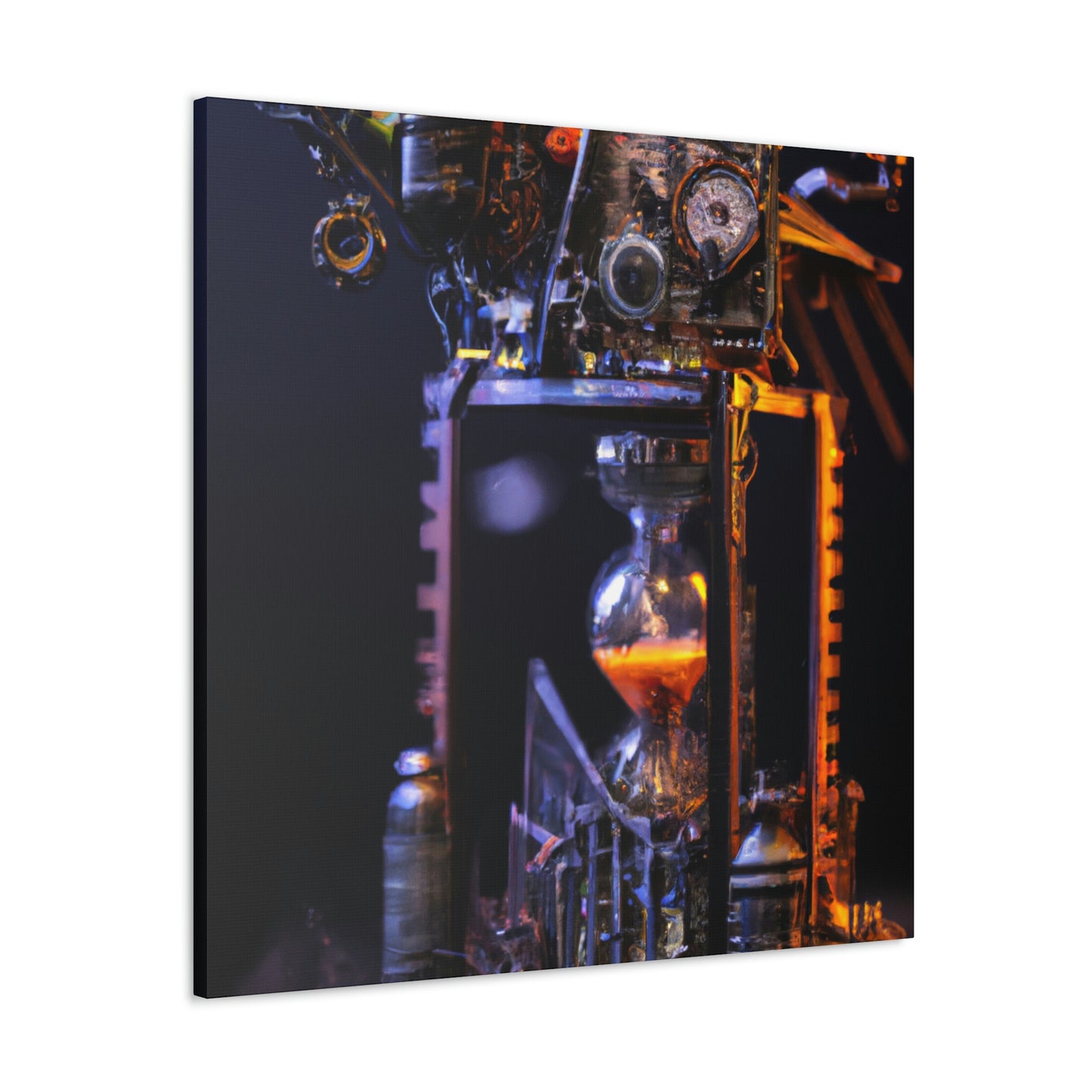 Mechanical Time Machine Art - Canvas