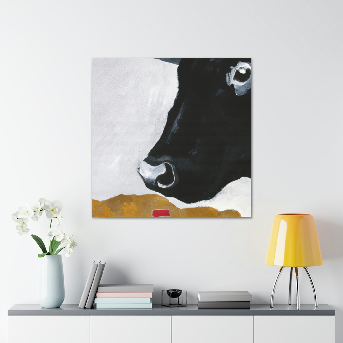 "Black Angus Simplicity" - Canvas