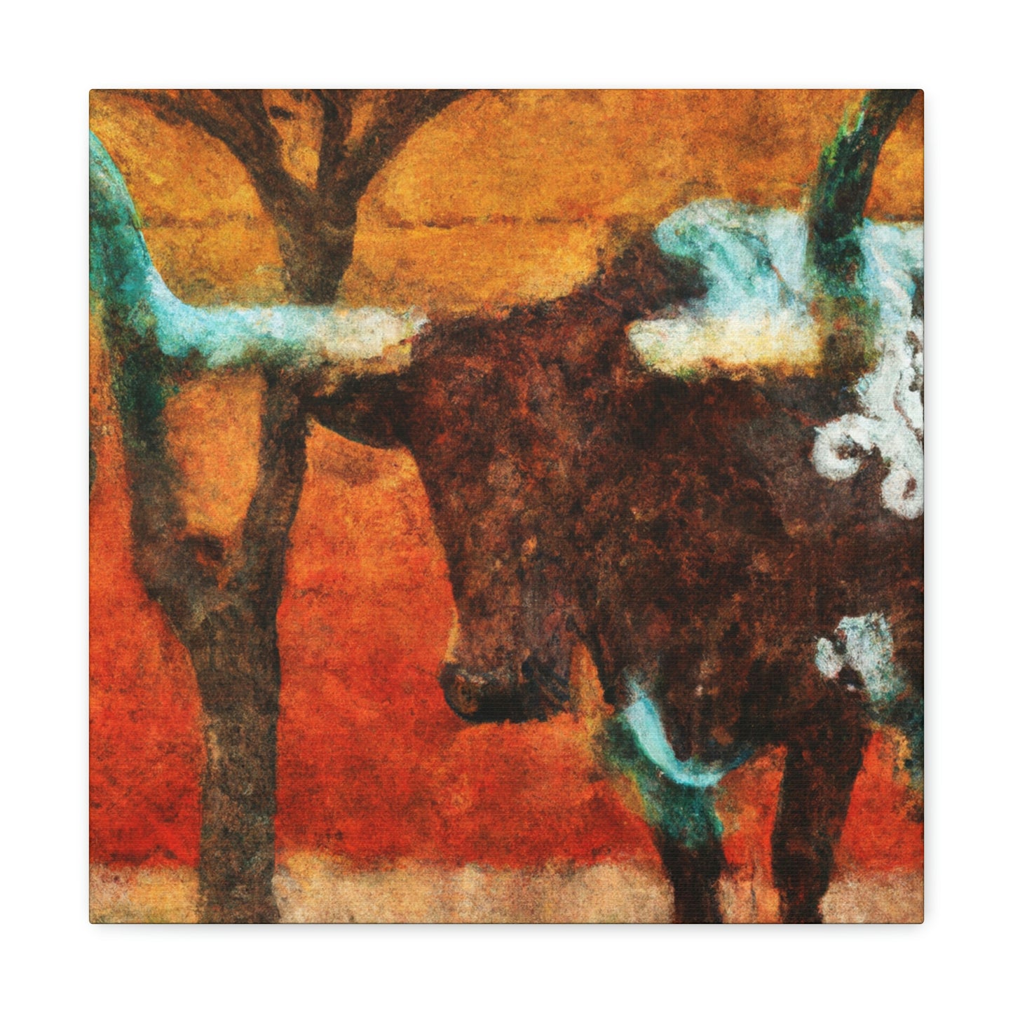 Texas Longhorn Power - Canvas