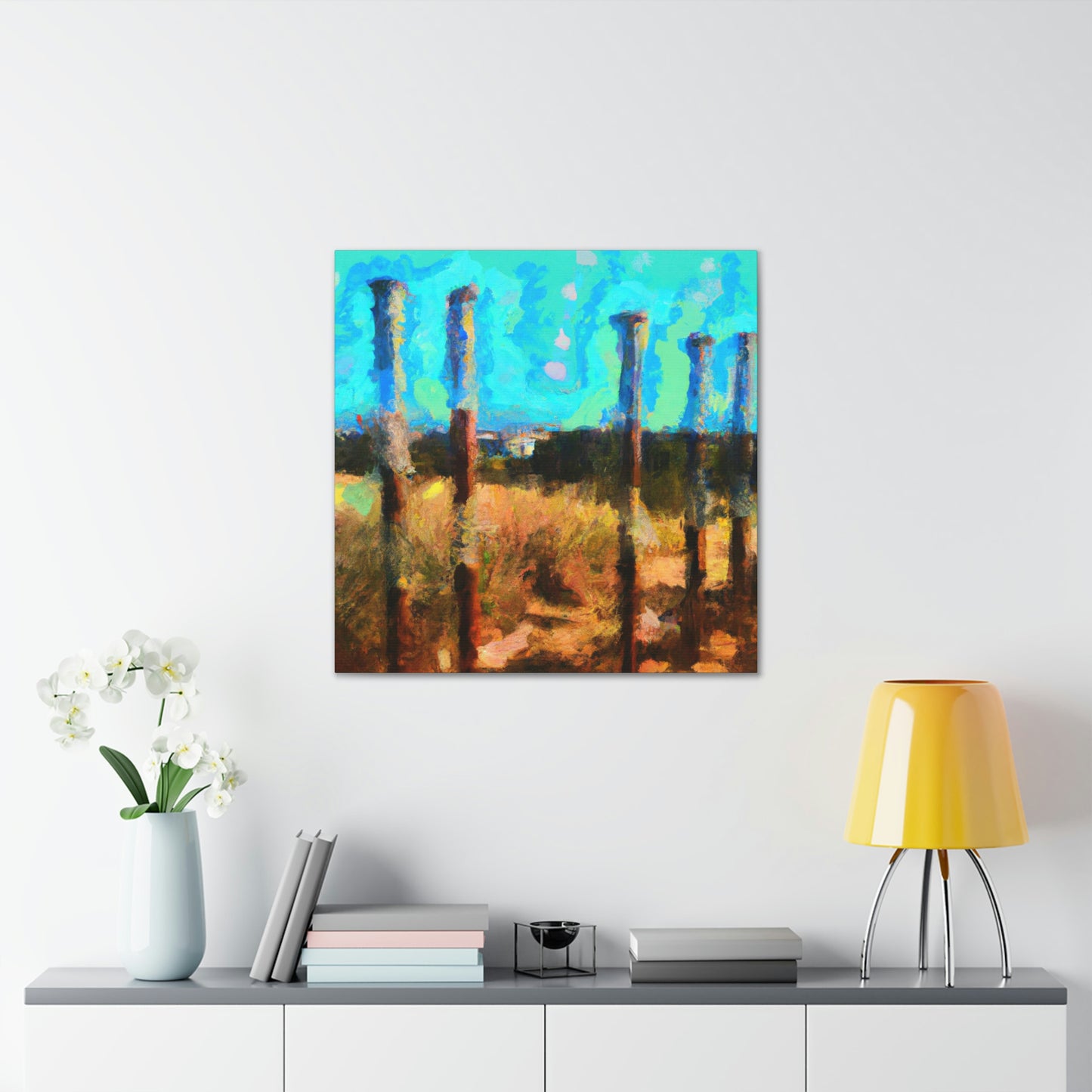 "The Verdant Hills of Summer" - Canvas