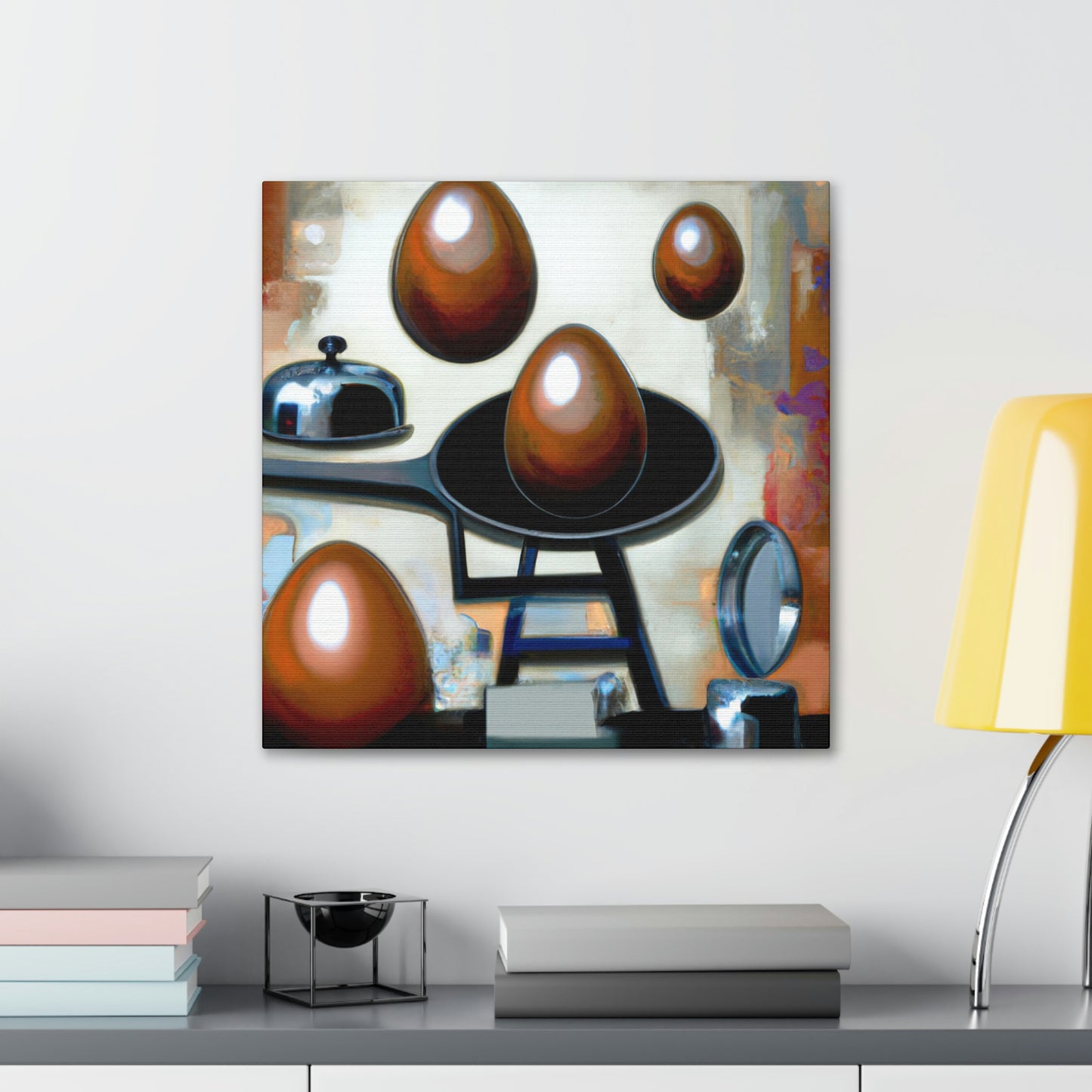 Eggs in Abstraction - Canvas