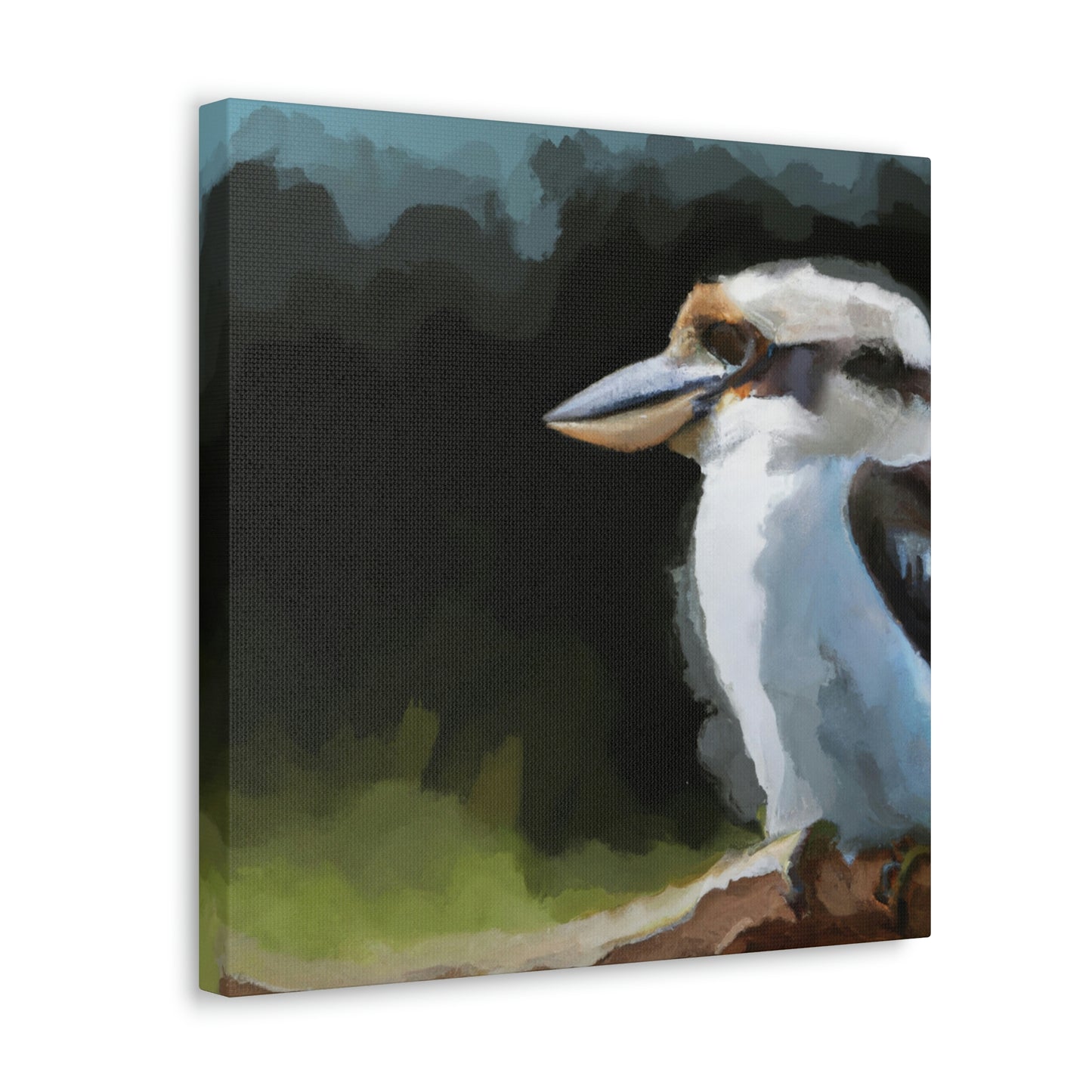 Kookaburra Chaos Paint. - Canvas