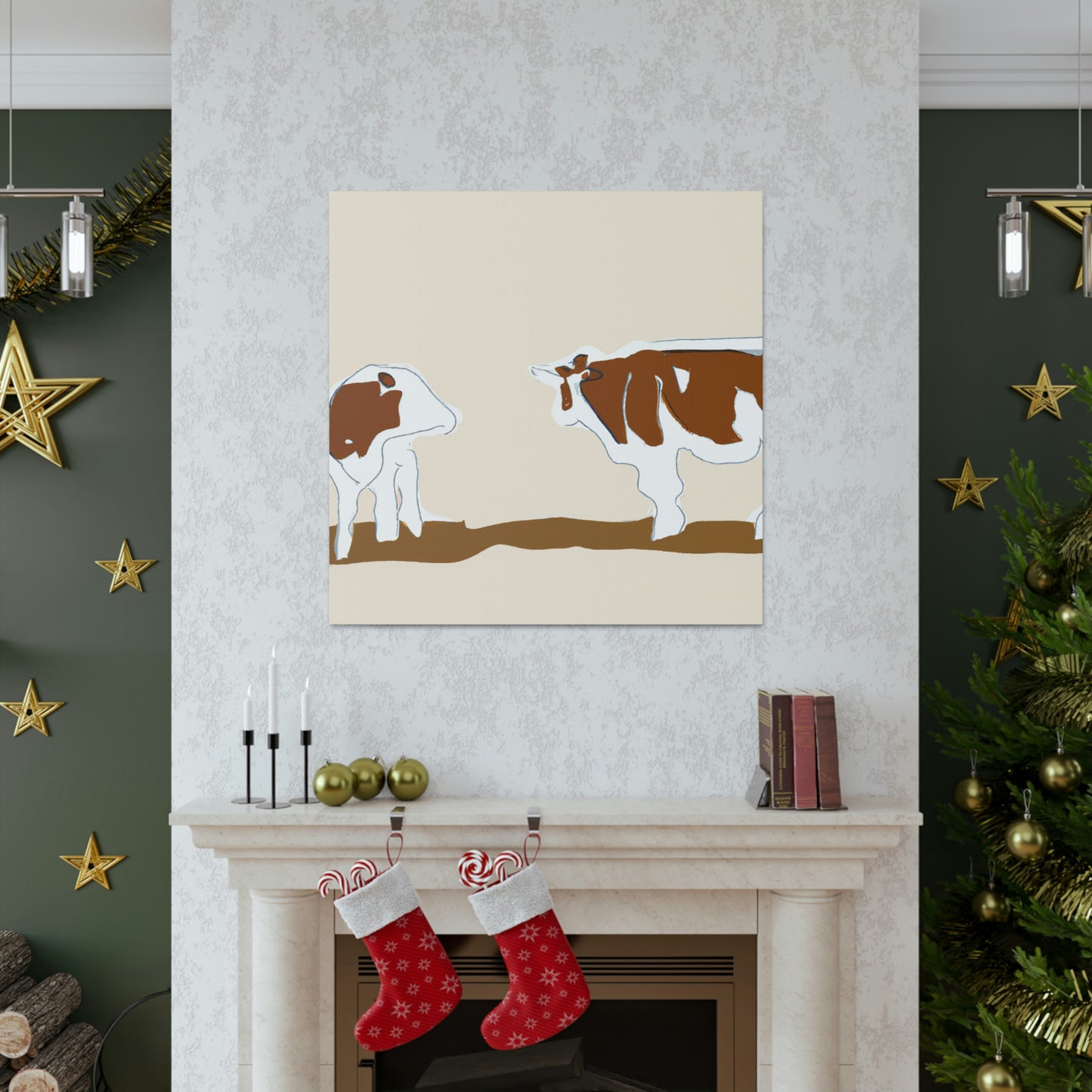 Cows in Simplicity - Canvas