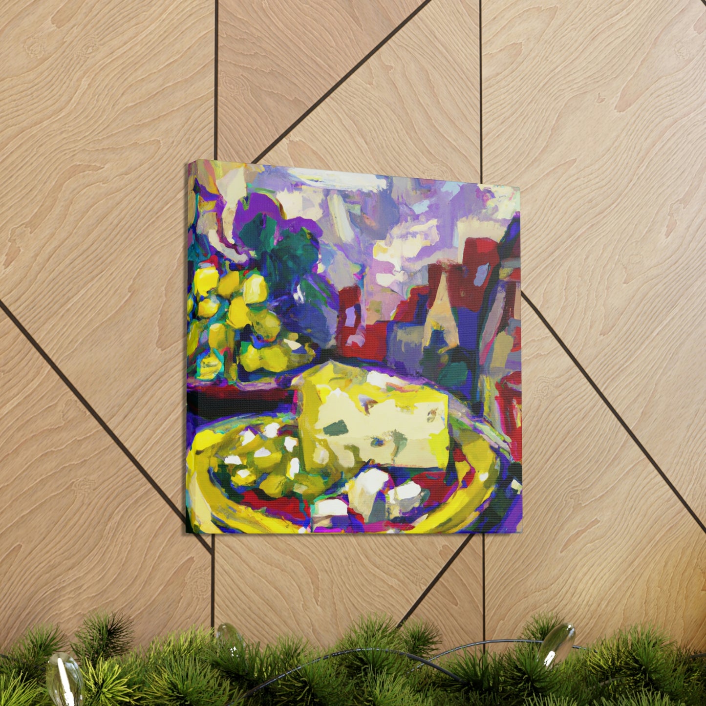 Cheese and Grapes Abound - Canvas