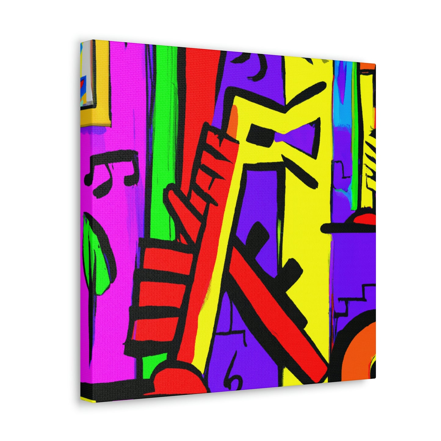 "Flute in Fauvist Hues" - Canvas