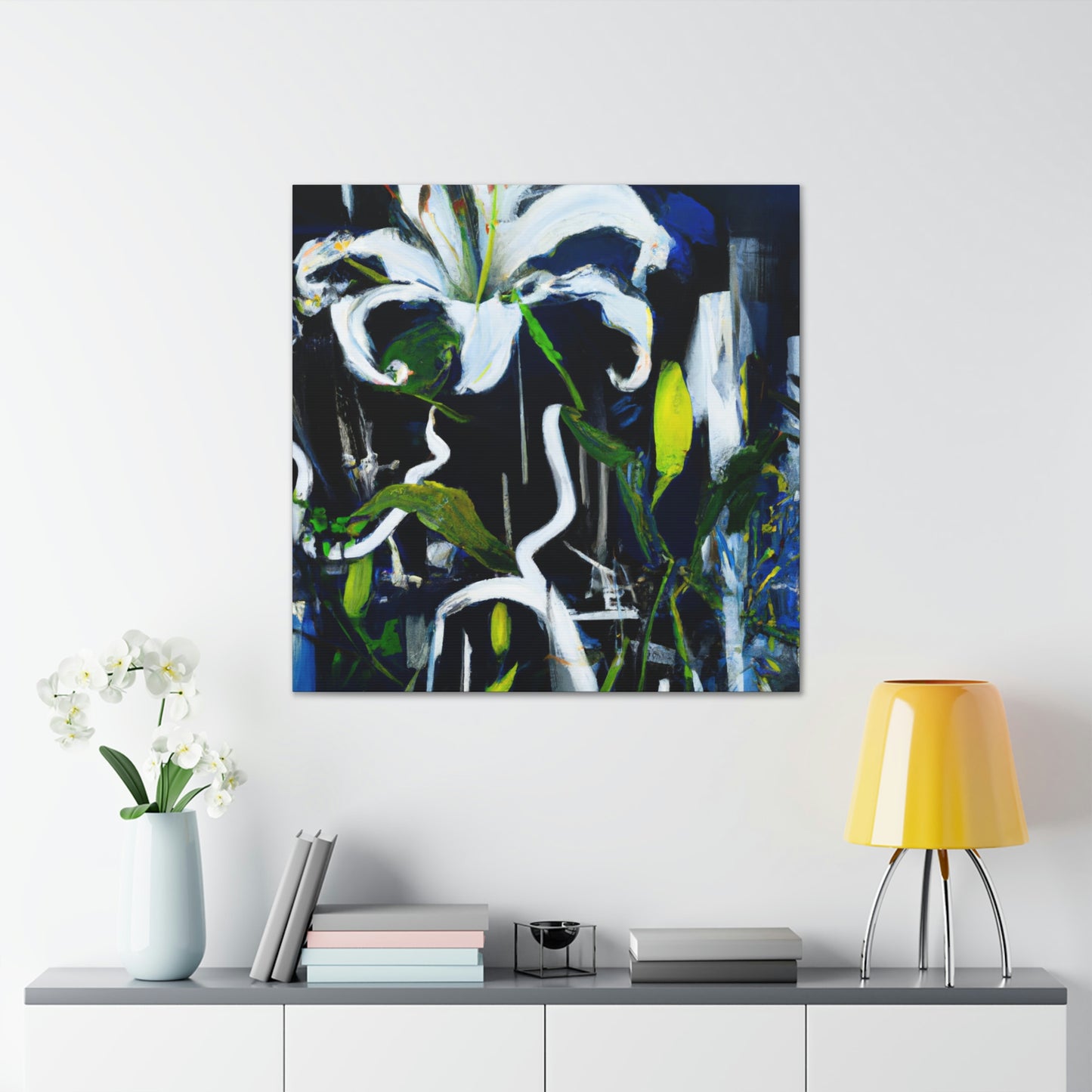 Lily's Rising Spirit. - Canvas