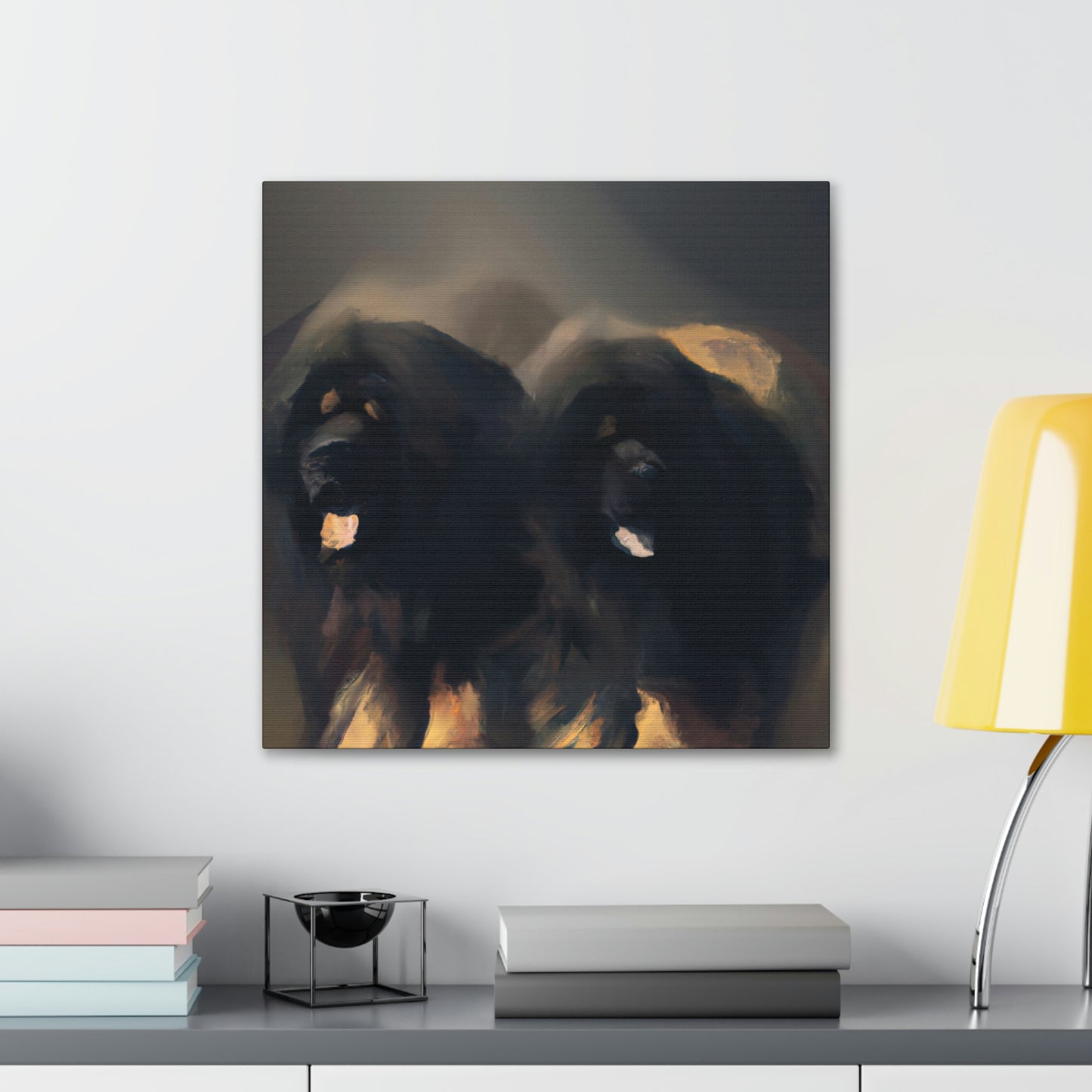 "Tibetan Mastiff Minimalism" - Canvas