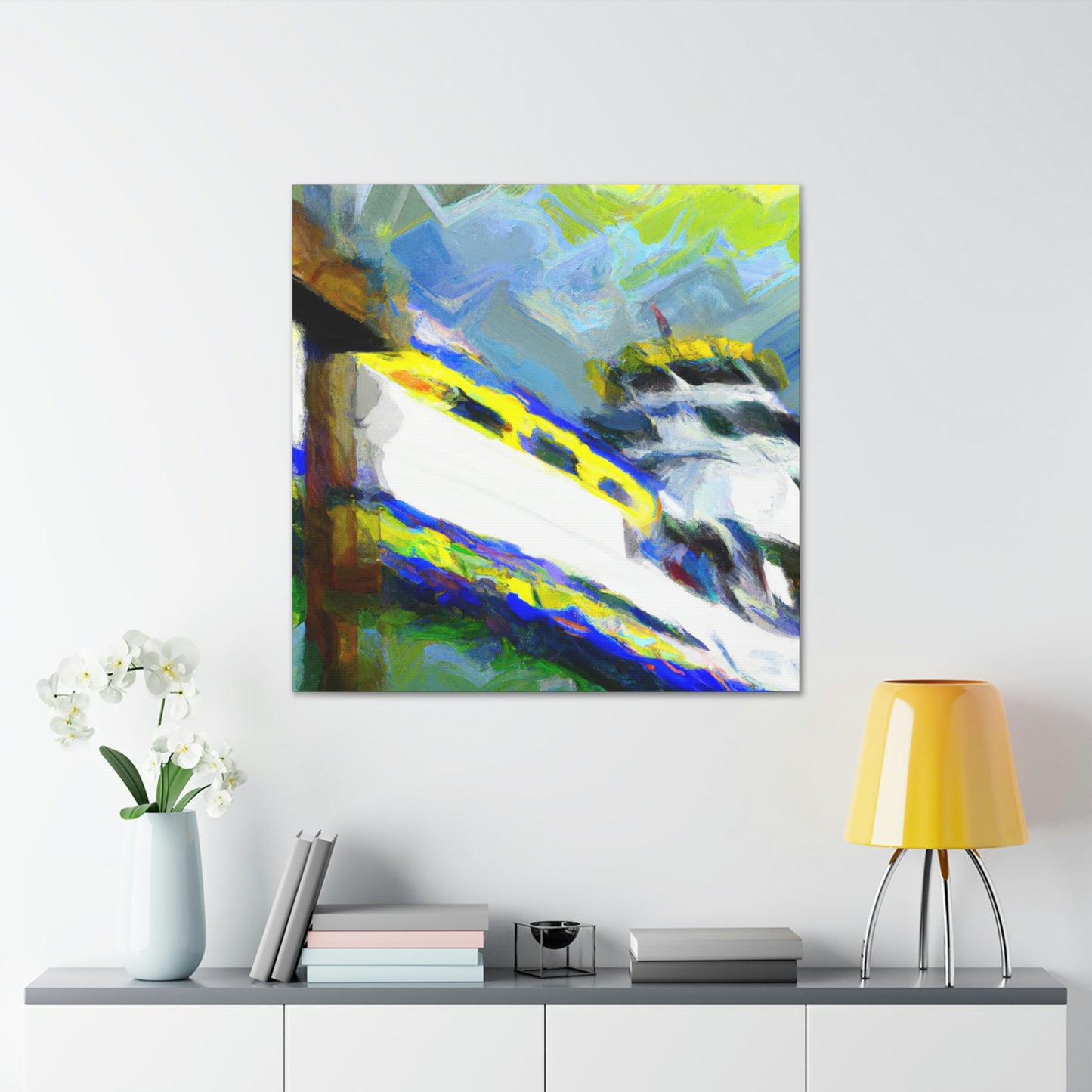 Ferry Across The River - Canvas