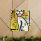 "Cat in the Garden" - Canvas