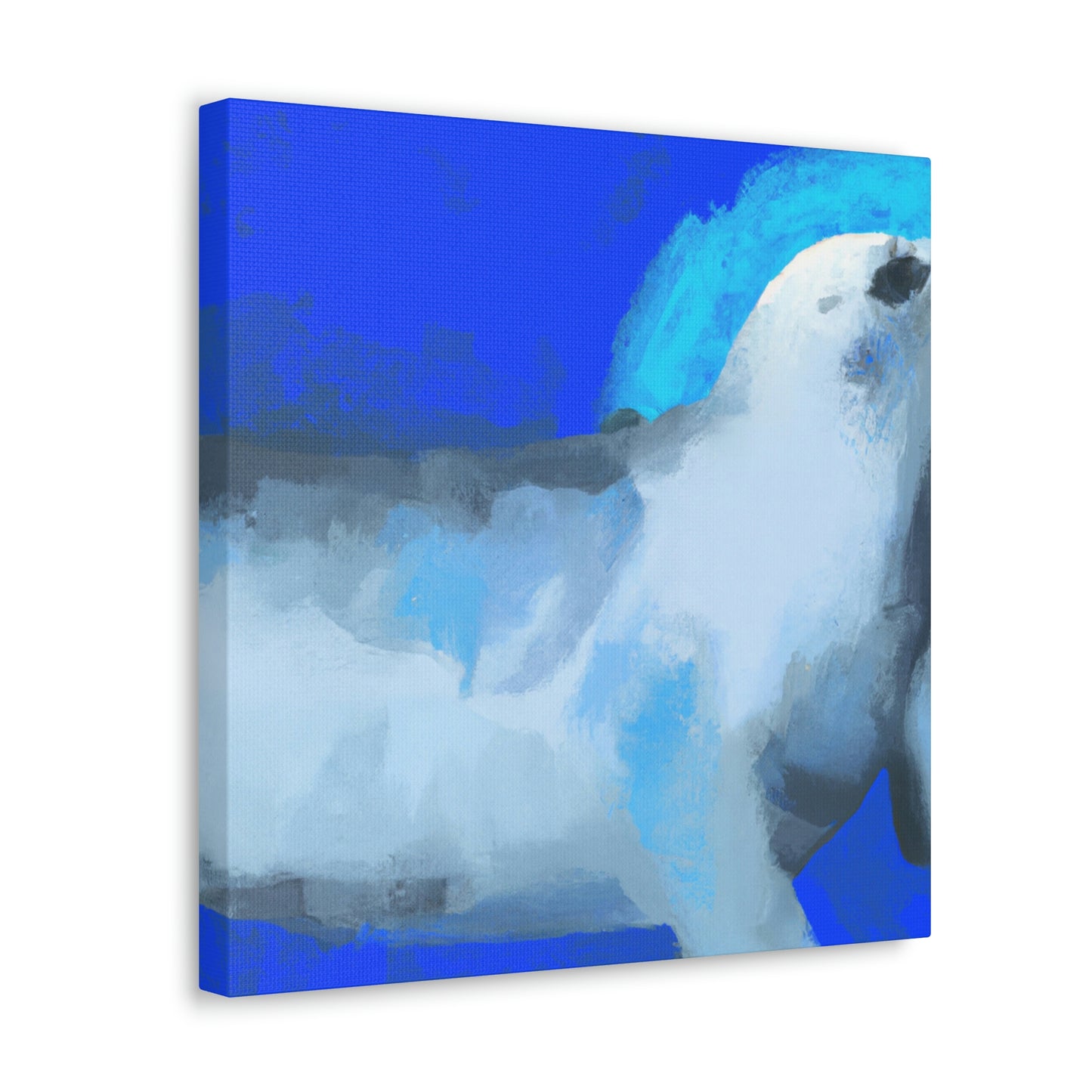 "Harp Seal in Expressionism" - Canvas