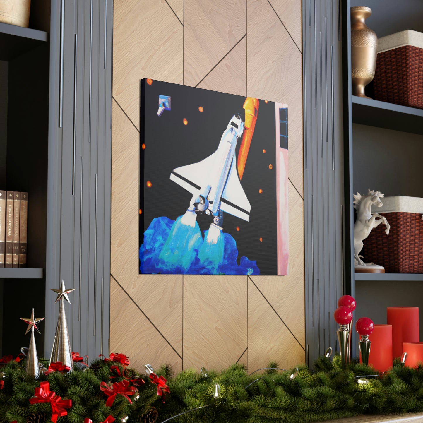 "Space Shuttle Reimagined" - Canvas