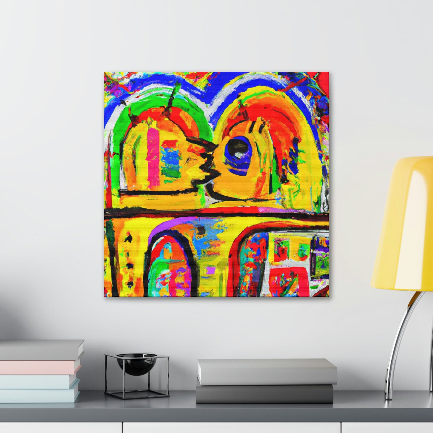 Love's Rainbow Bridge - Canvas