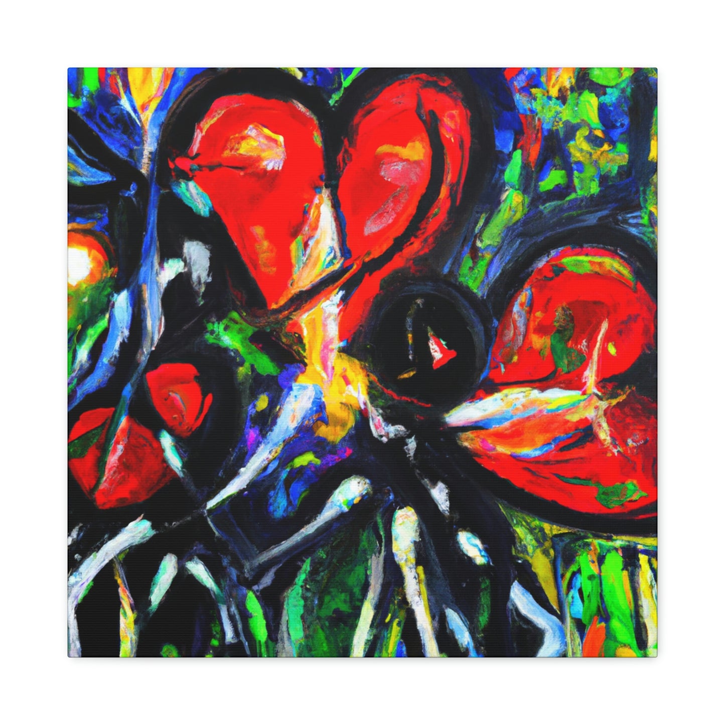 "Love and Fireflies Glow" - Canvas