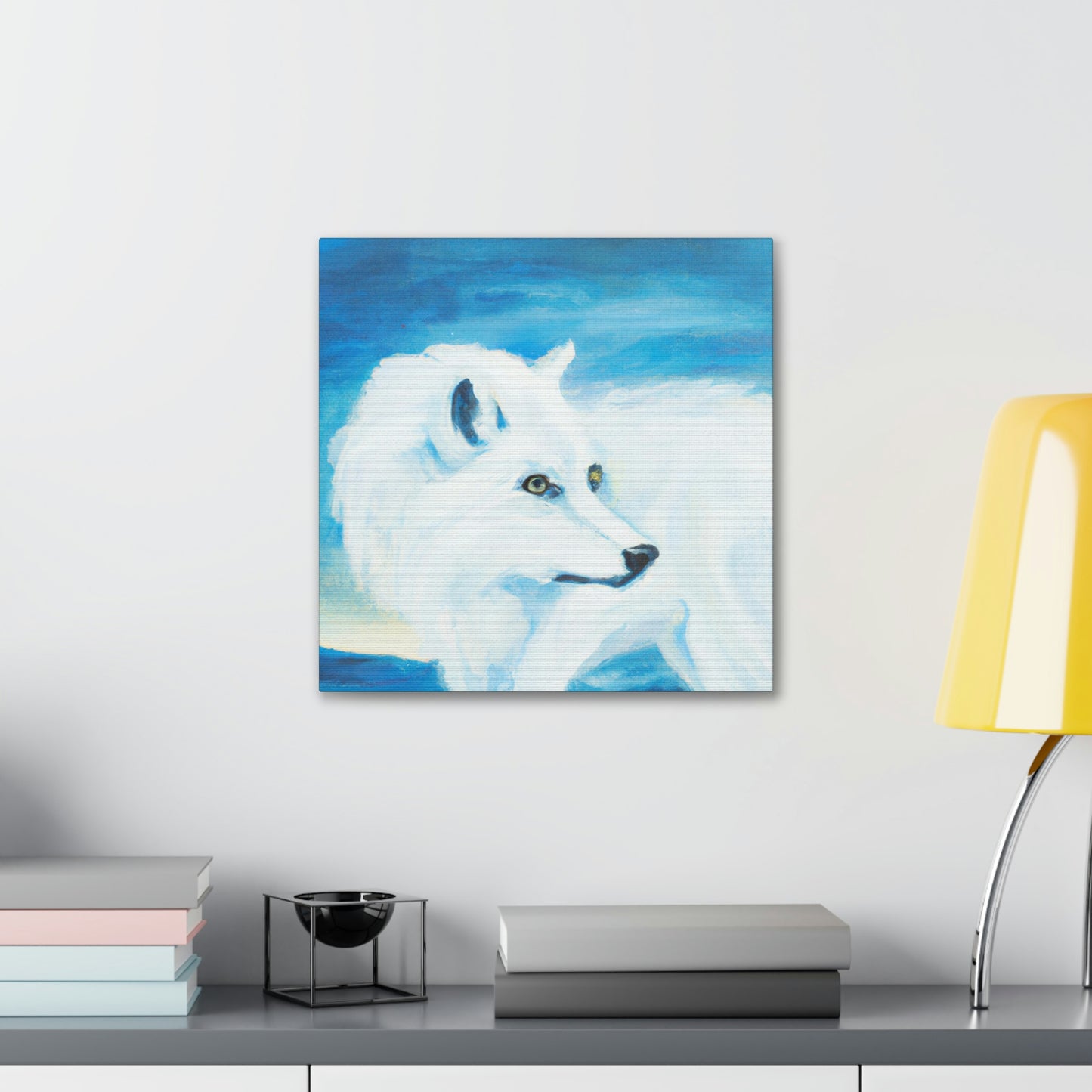 Arctic Wolf Creation - Canvas