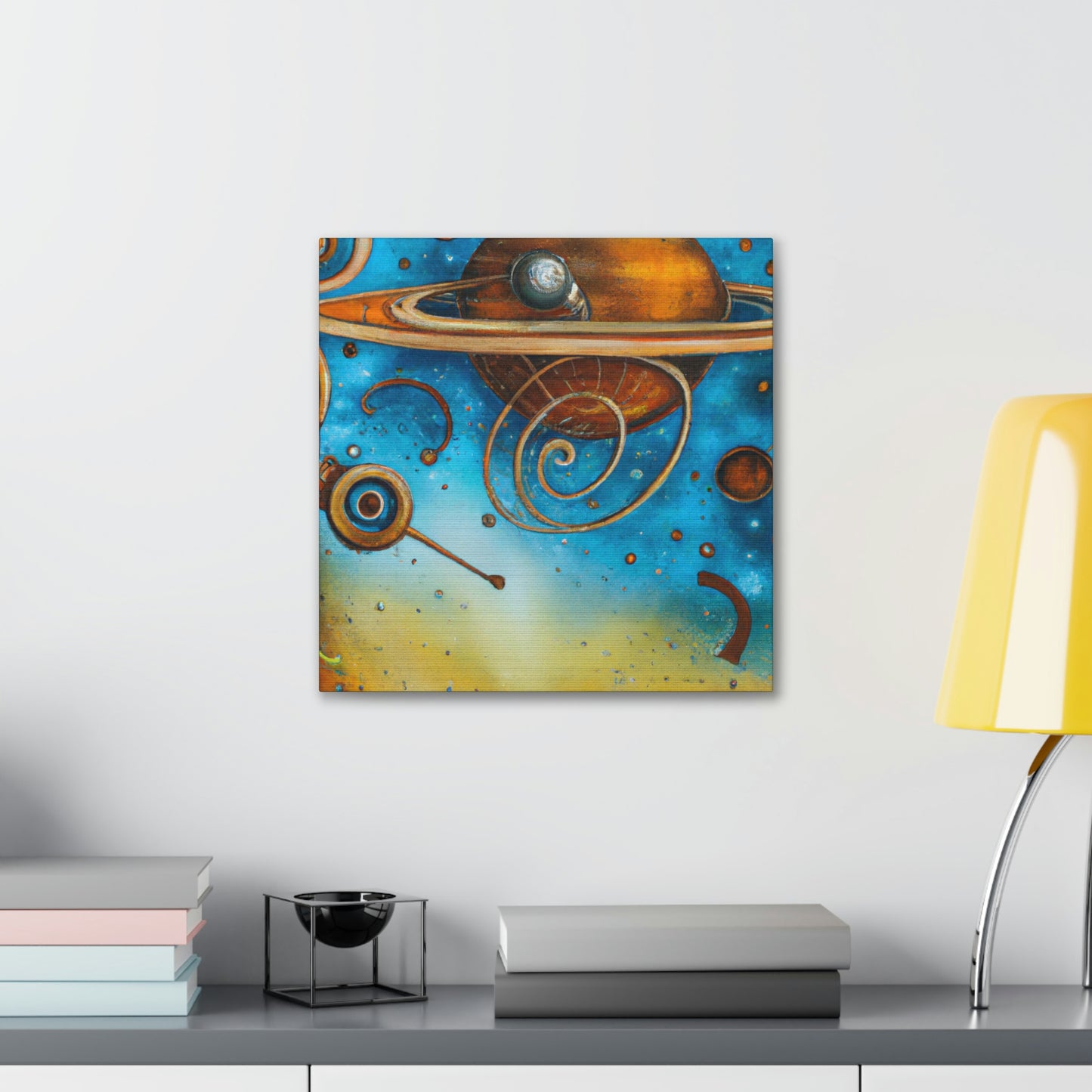 Uranus in Steampunk - Canvas