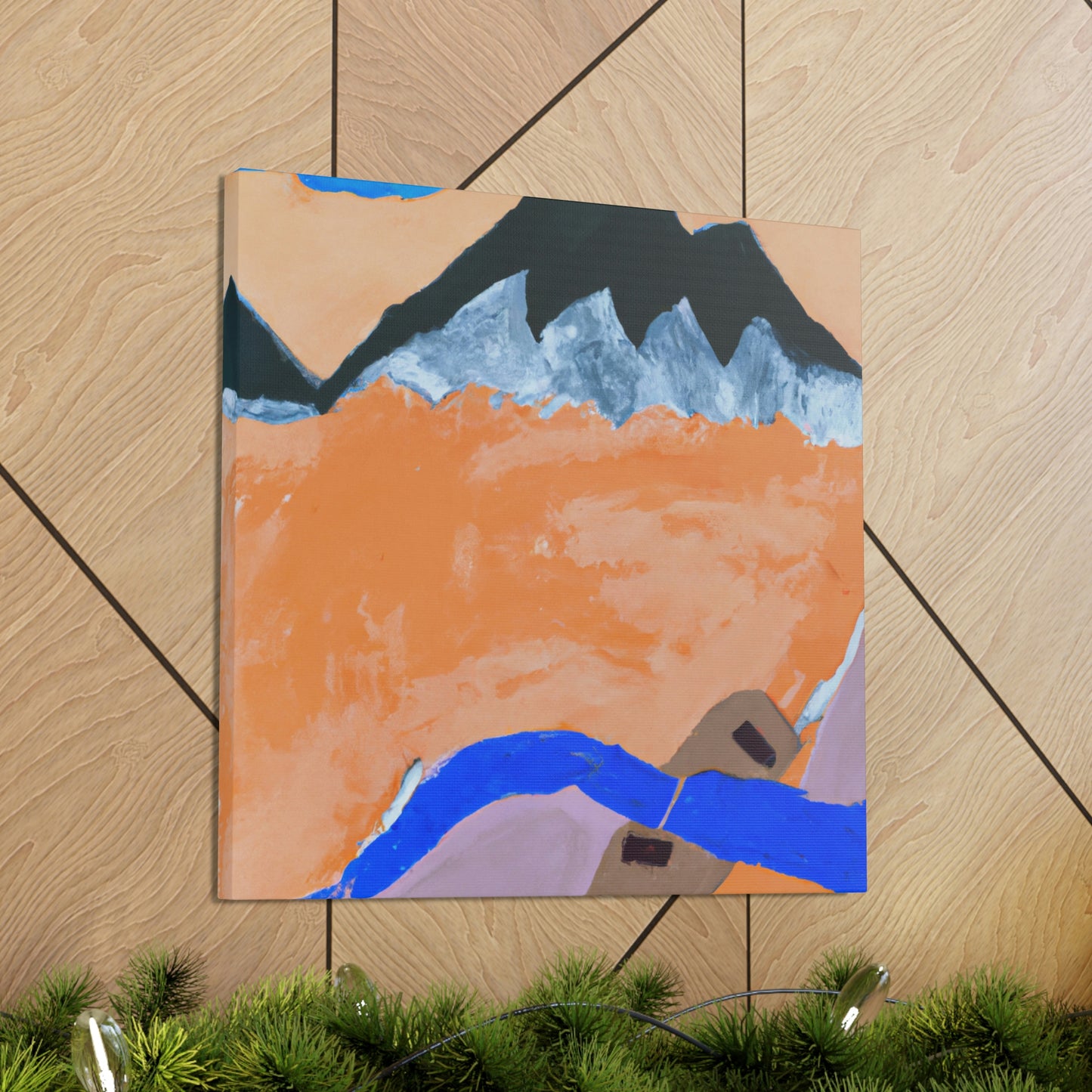 Mountain Majesty Ablaze - Canvas