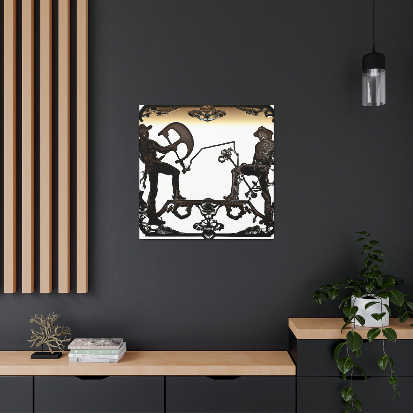 Branding Iron - Baroque - Canvas