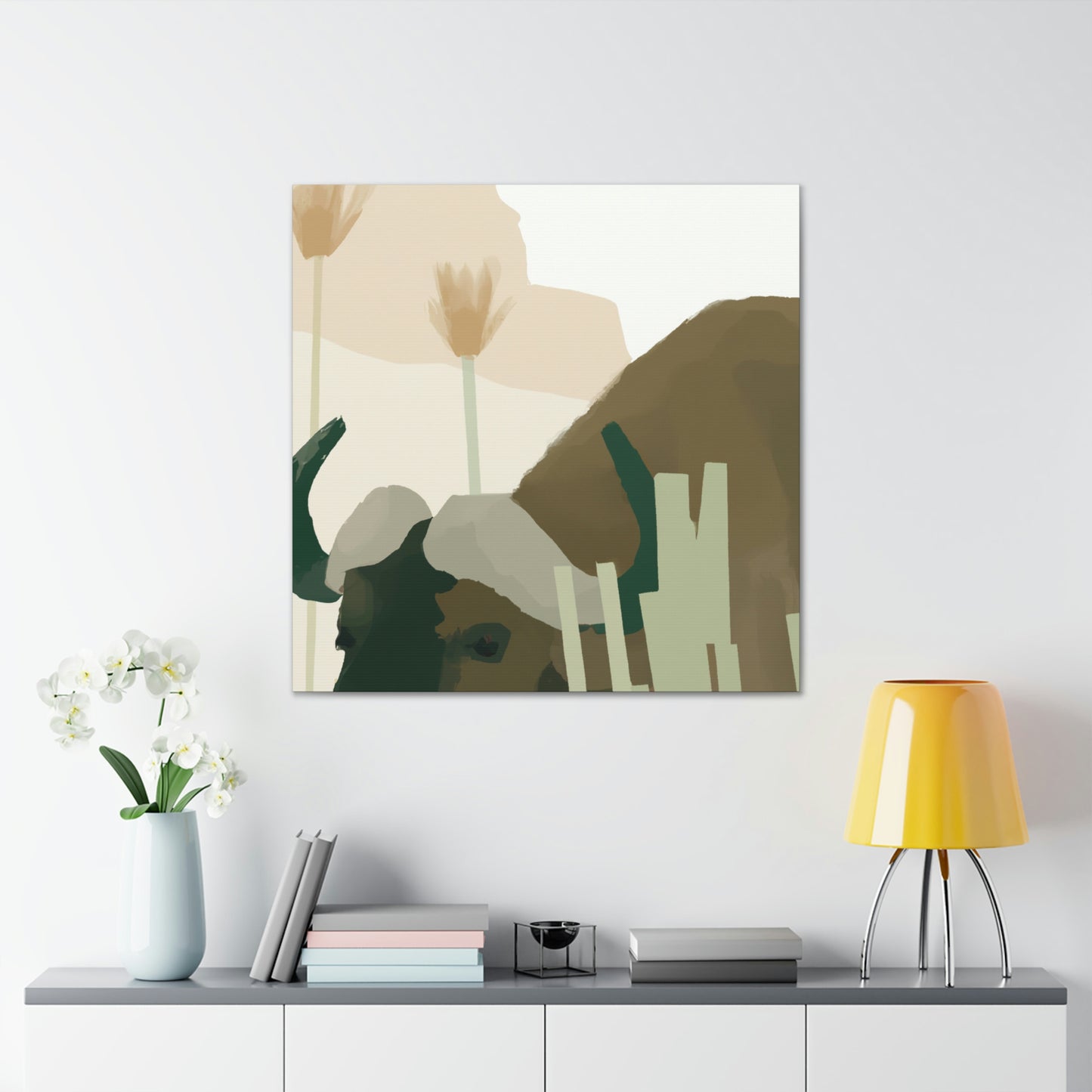 "Bison of the Plains" - Canvas