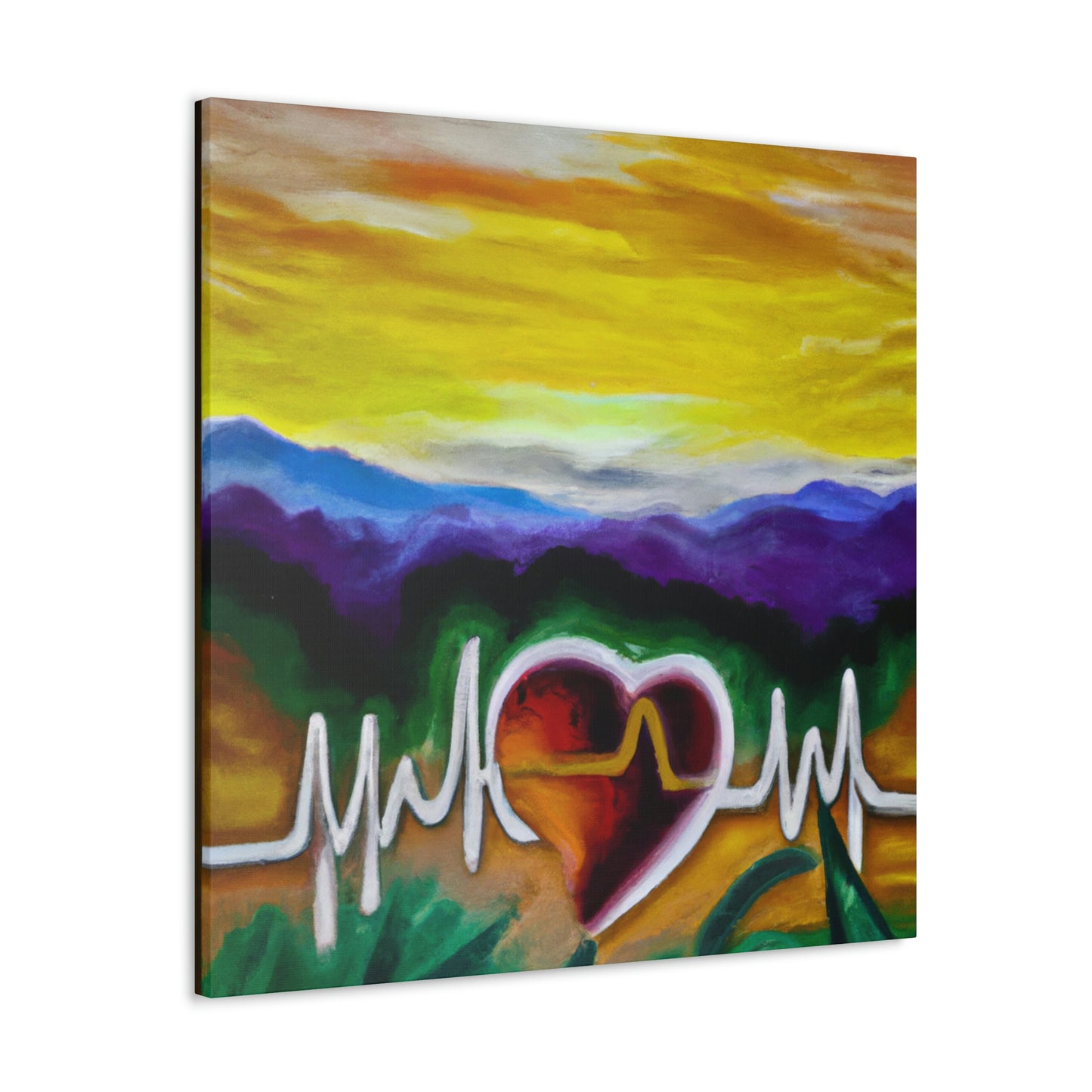 Love's Beatitudes. - Canvas