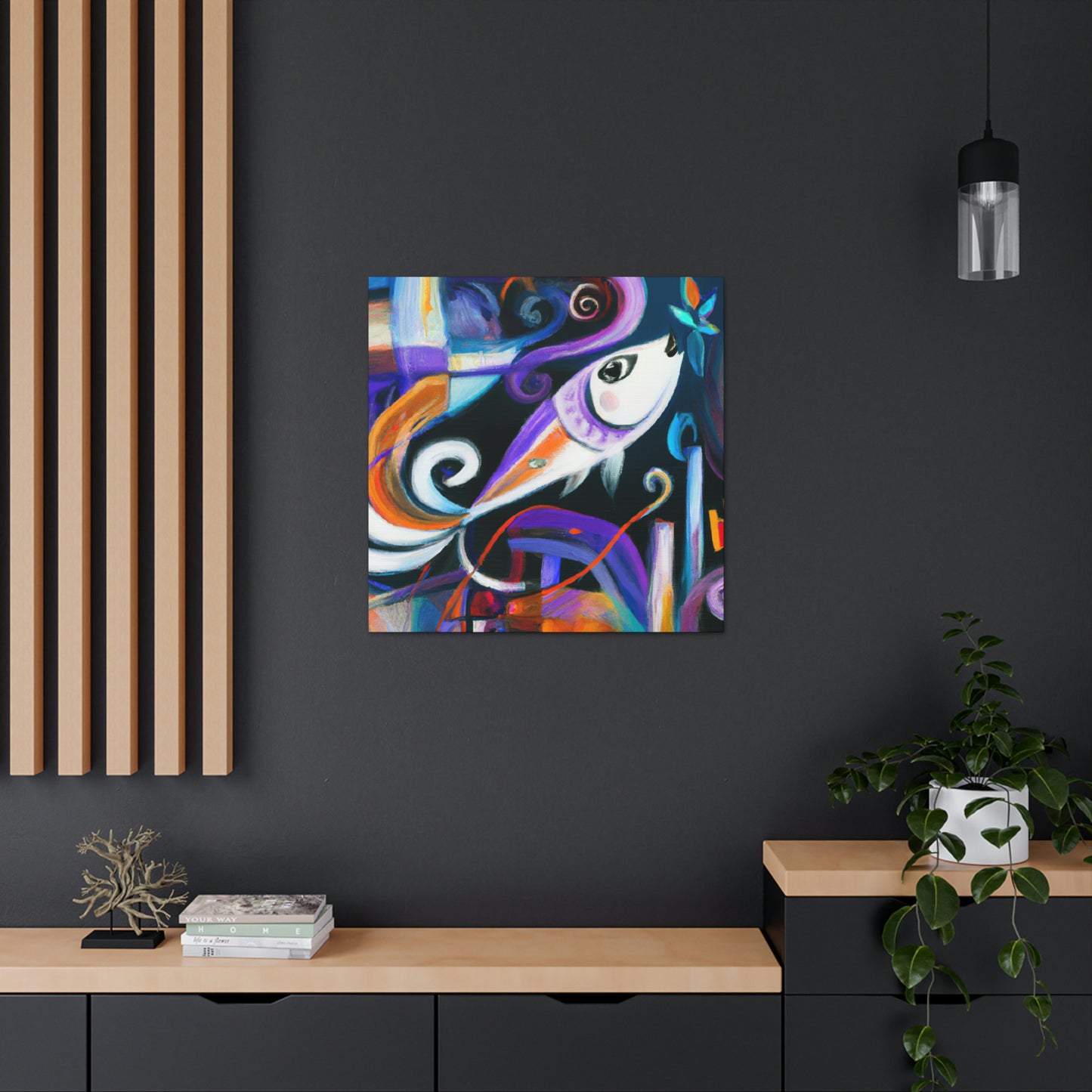 Sea of Swimming Fish - Canvas