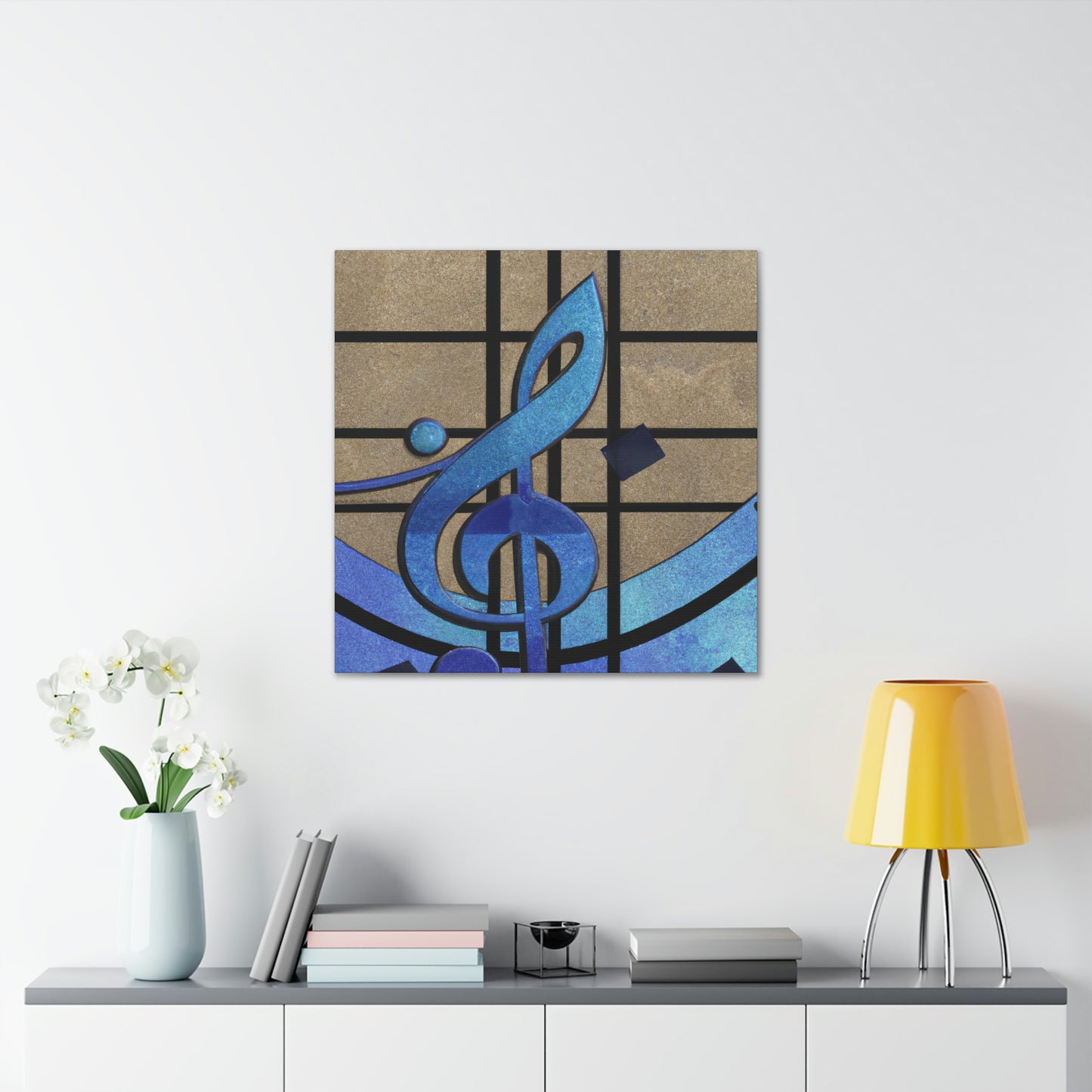 "Symphony of Melody Notes" - Canvas