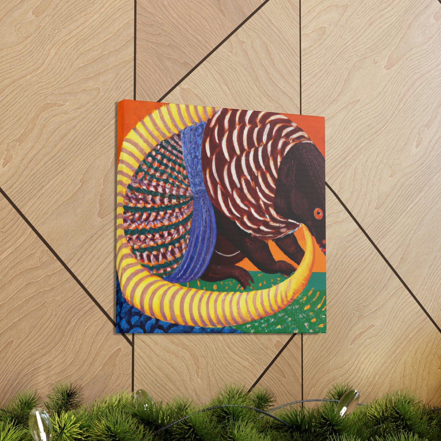 Gilded Pangolin Radiance - Canvas