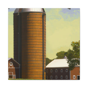 "Silo in the City" - Canvas