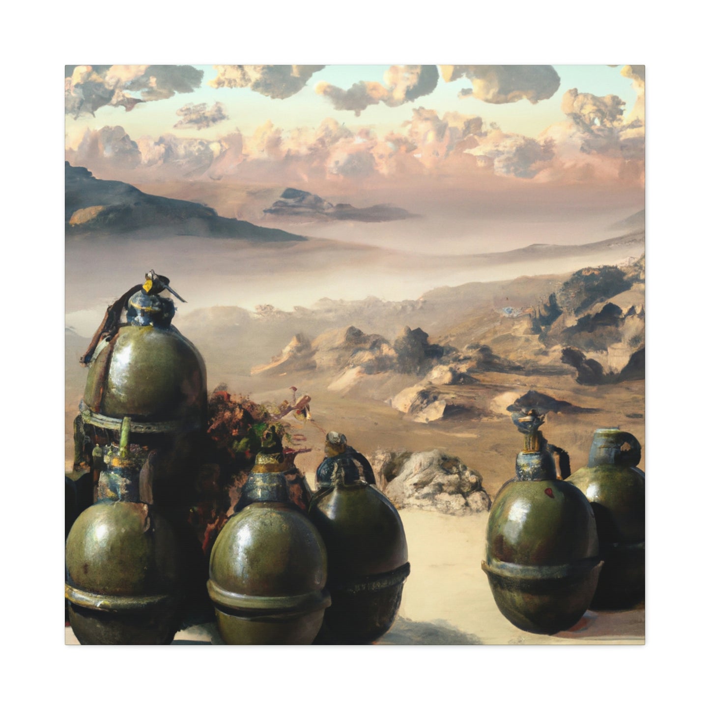 Grenades of War - Canvas