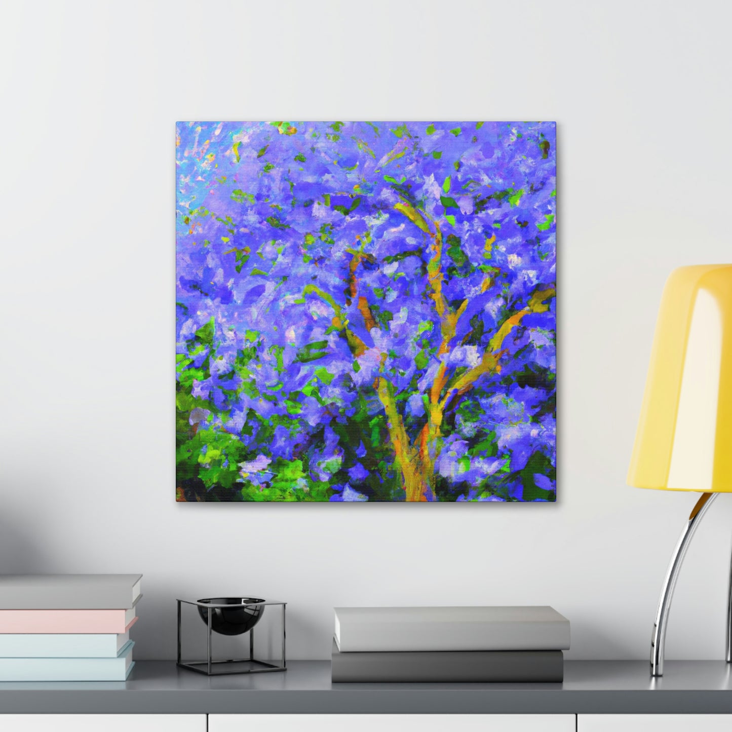 Jacaranda Tree Reflection - Canvas