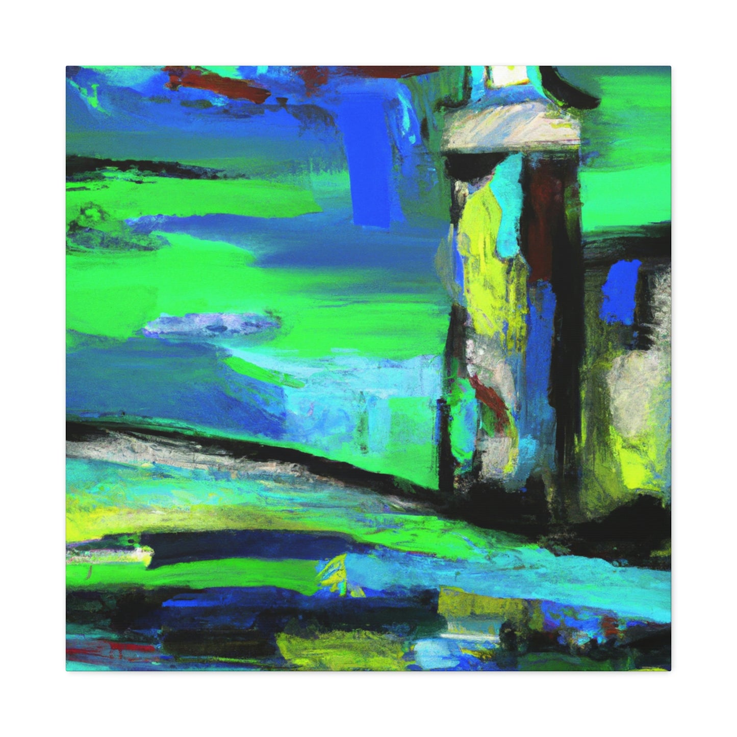 Lighthouse of Expressionism - Canvas