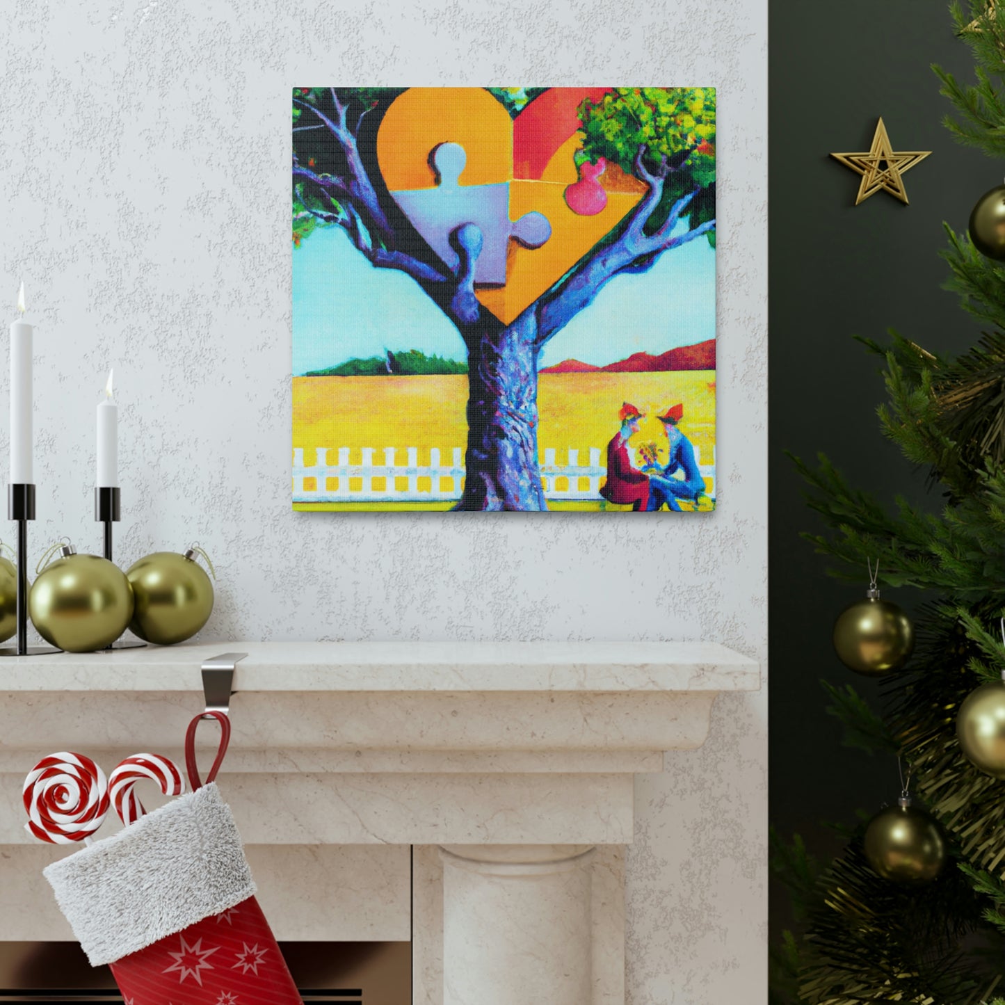 Love Tree in Bloom - Canvas