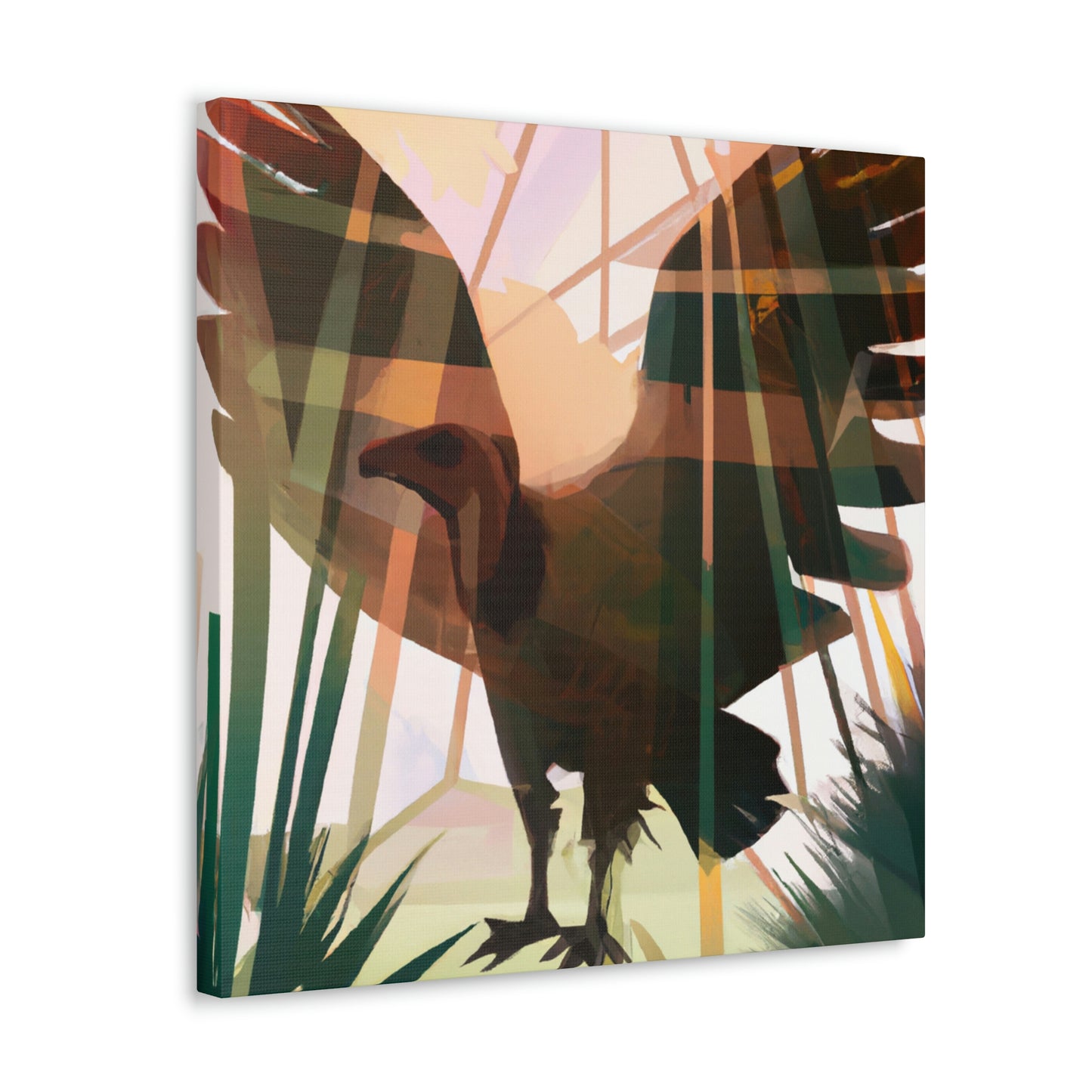 "Vulture in Art Deco". - Canvas