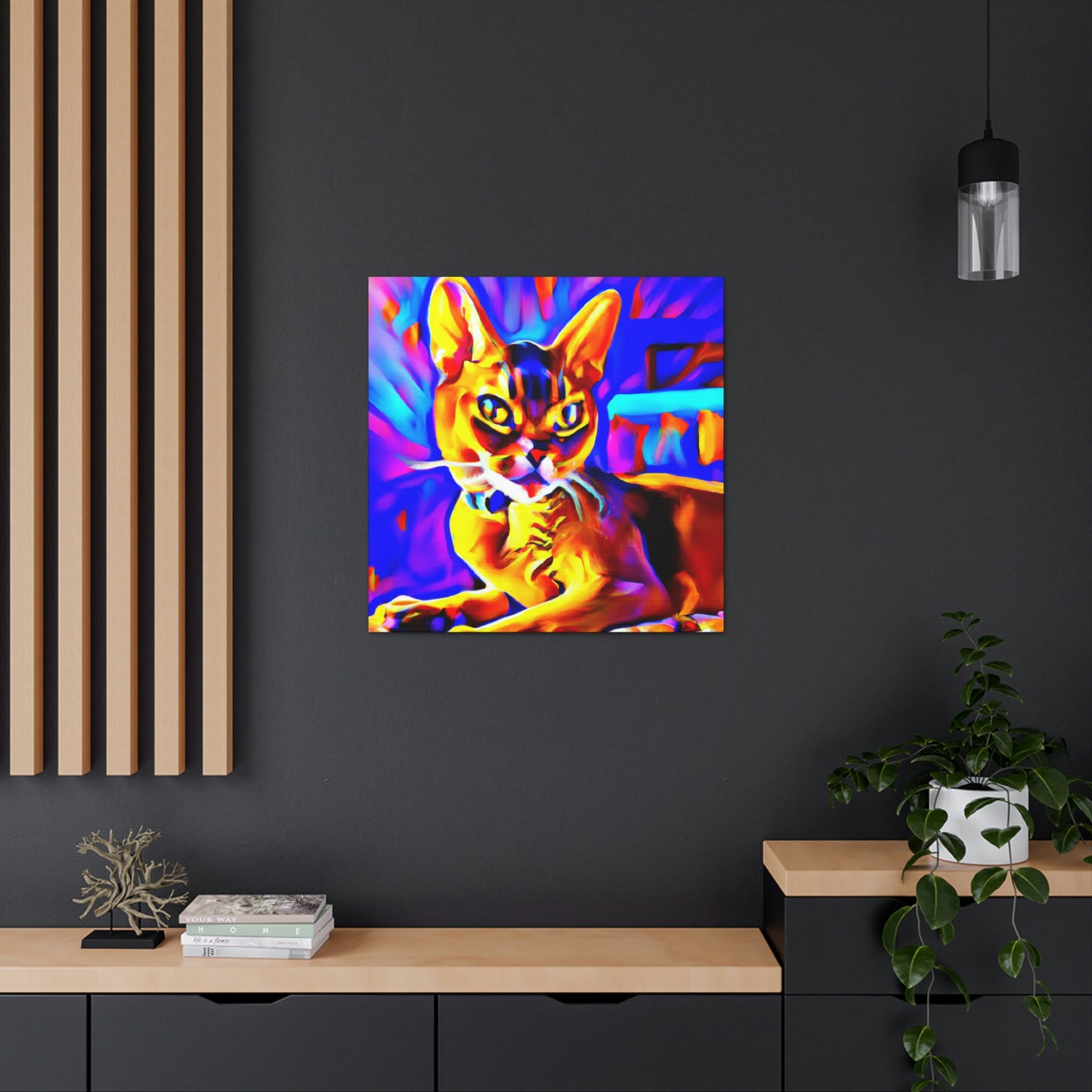 Abyssinian Pop Splendor - Canvas