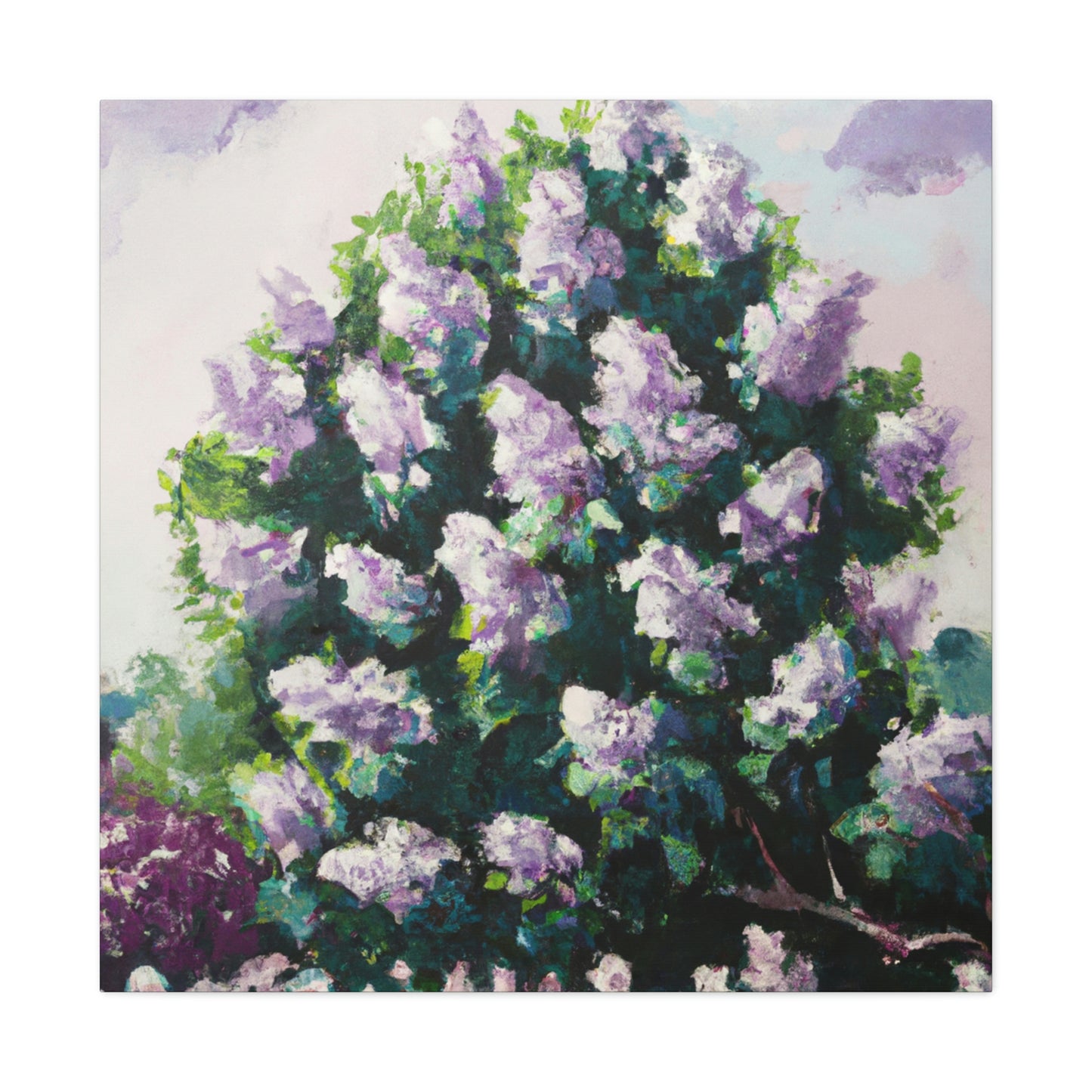 "Lilac in Abstraction" - Canvas