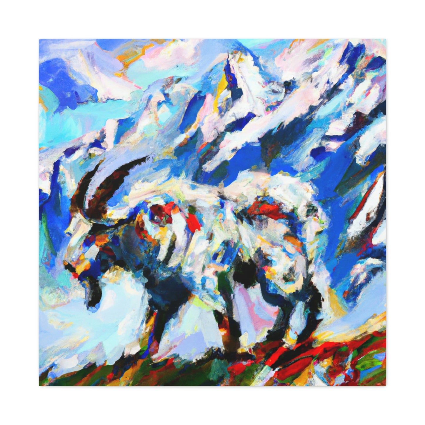 Mountain Goat Constellation - Canvas