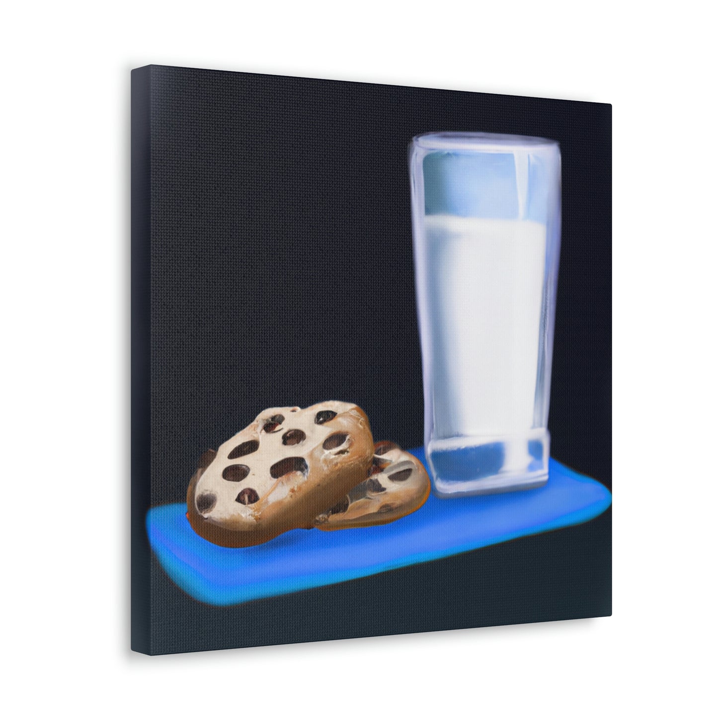 "Comforting Milk & Cookies" - Canvas